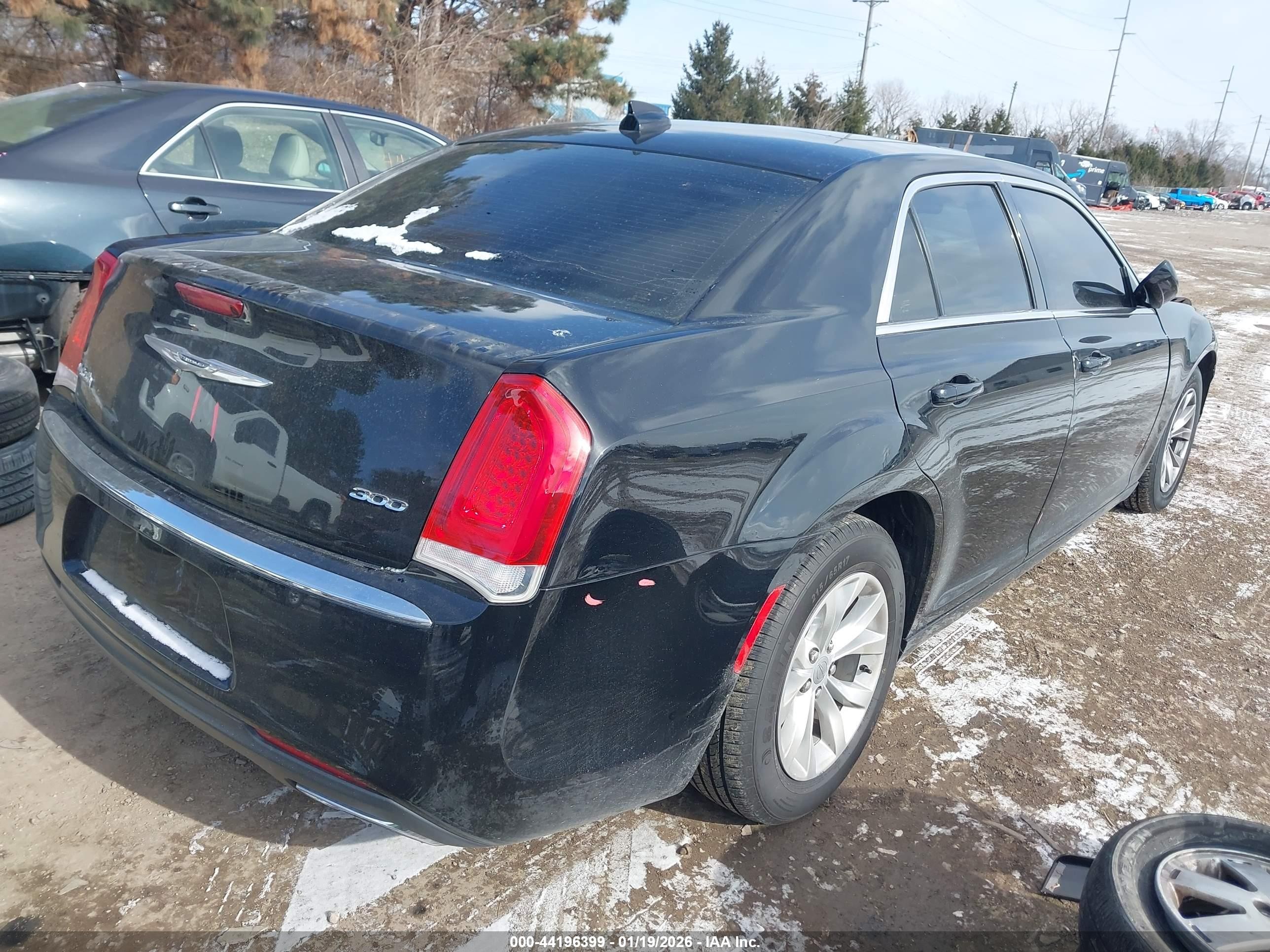 2015 Chrysler 300 Limited Black vin: 2C3CCAAG6FH868163