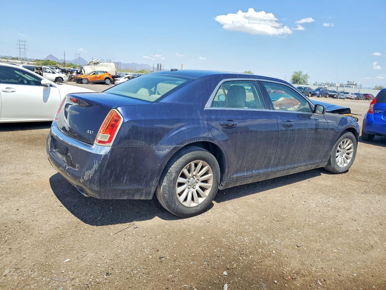 2012 Chrysler 300 Blue vin: 2C3CCAAG7CH181642