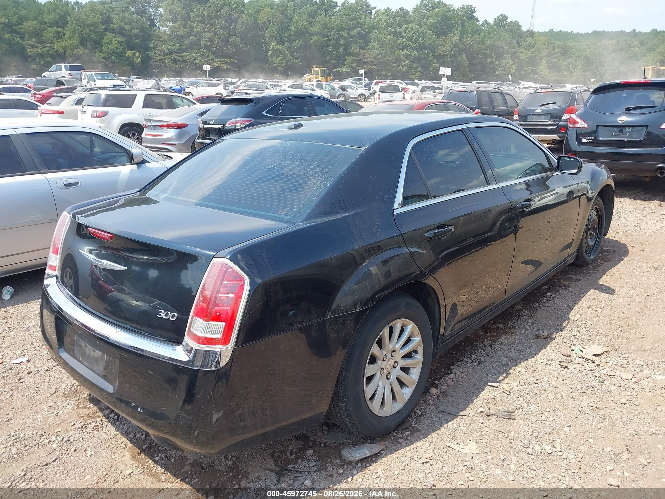 2013 Chrysler 300   Black vin: 2C3CCAAG7DH728149