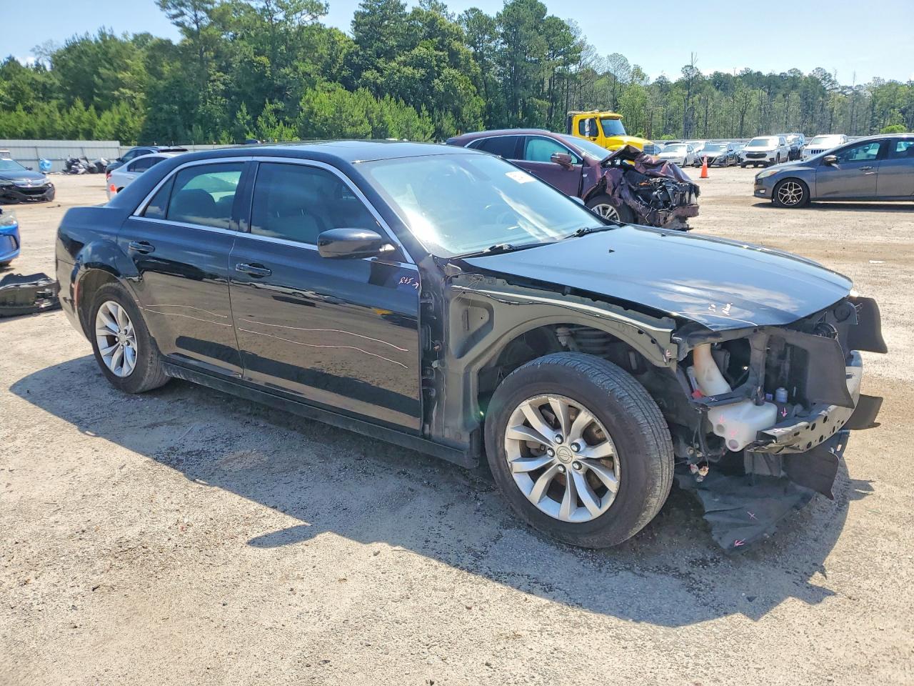 2015 Chrysler 300 Limited Black vin: 2C3CCAAG7FH864378