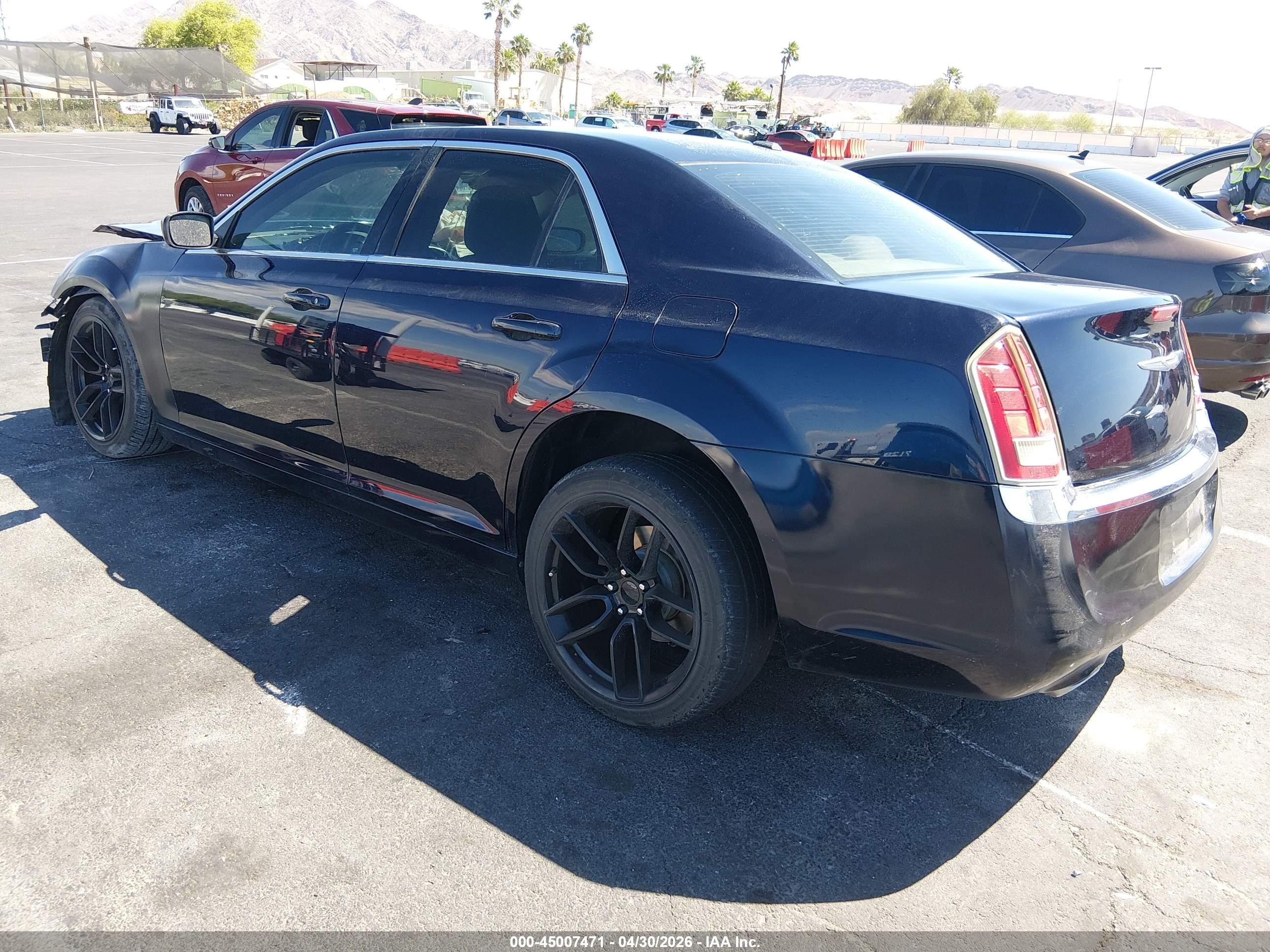 2012 Chrysler 300   Blue vin: 2C3CCAAG8CH202689