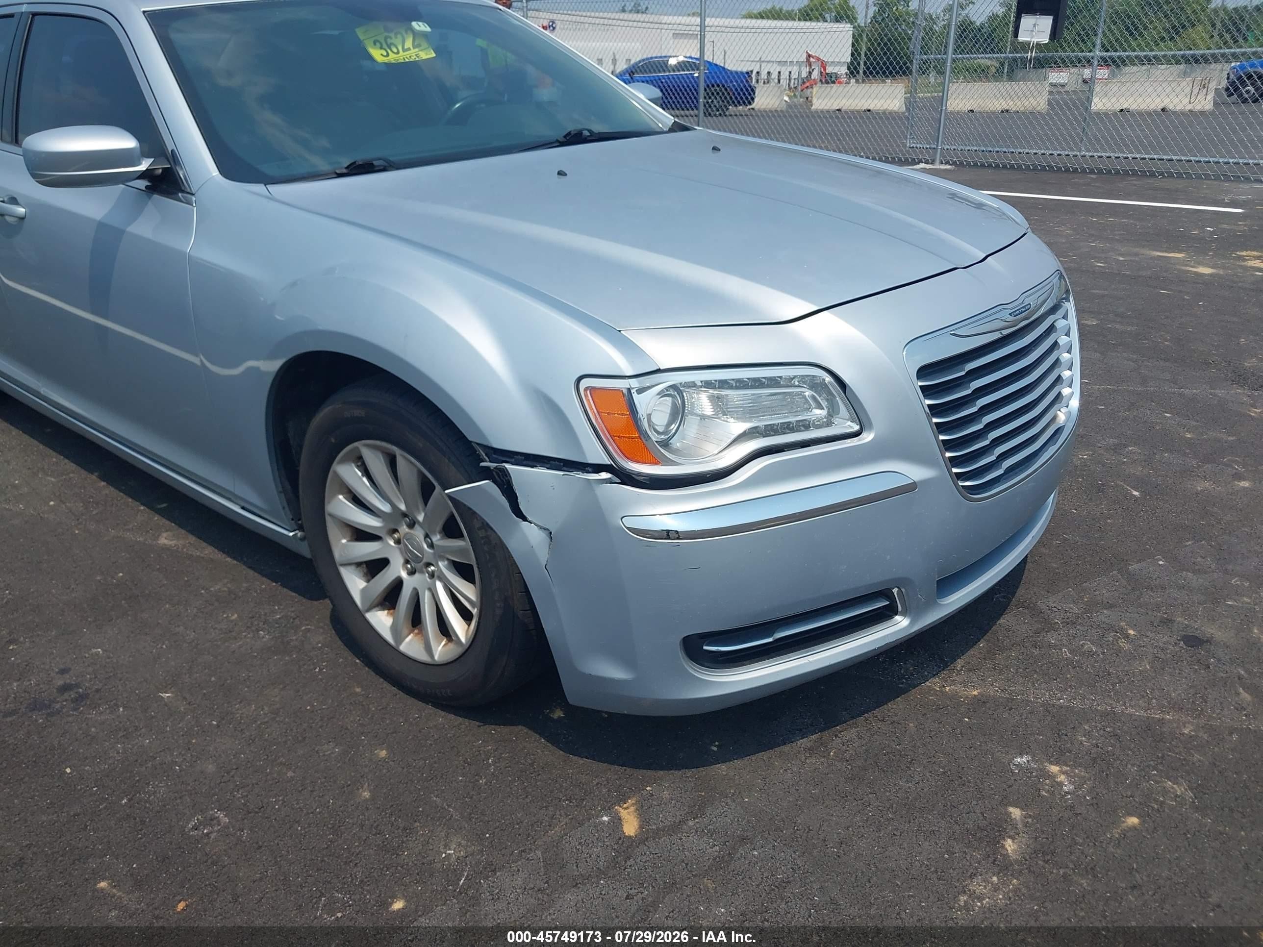 2013 Chrysler 300 Motown Light Blue vin: 2C3CCAAG8DH703597