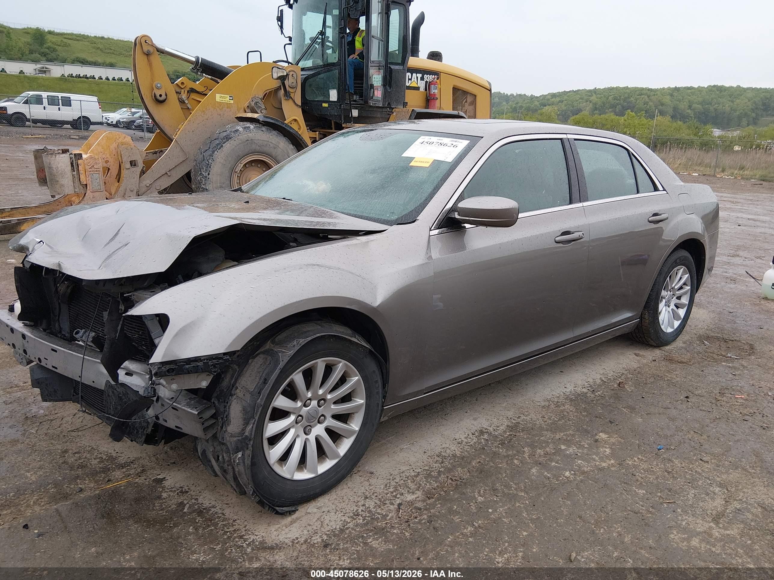 2014 Chrysler 300 Gray vin: 2C3CCAAG8EH228700