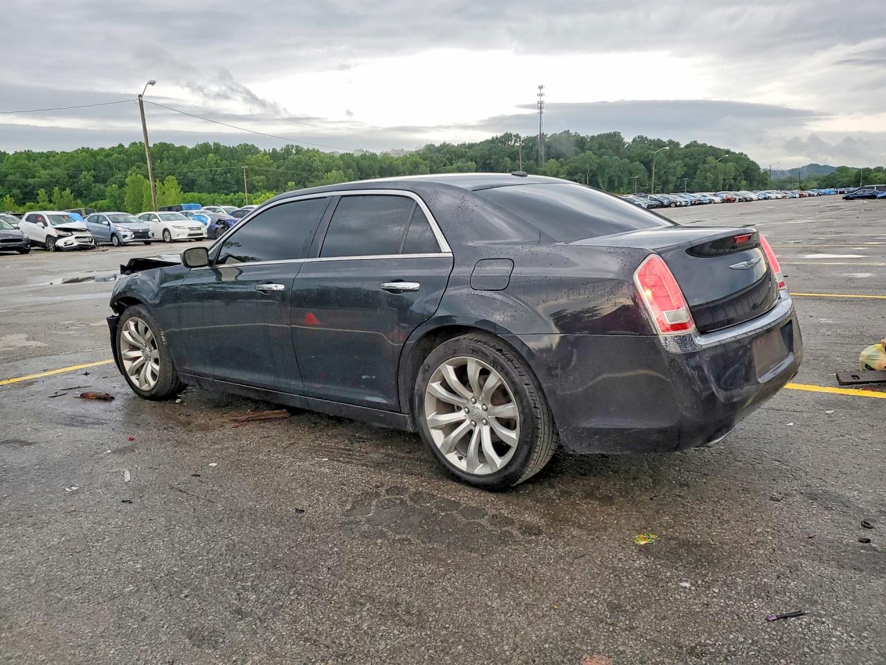2014 Chrysler 300 Black vin: 2C3CCAAG8EH336864