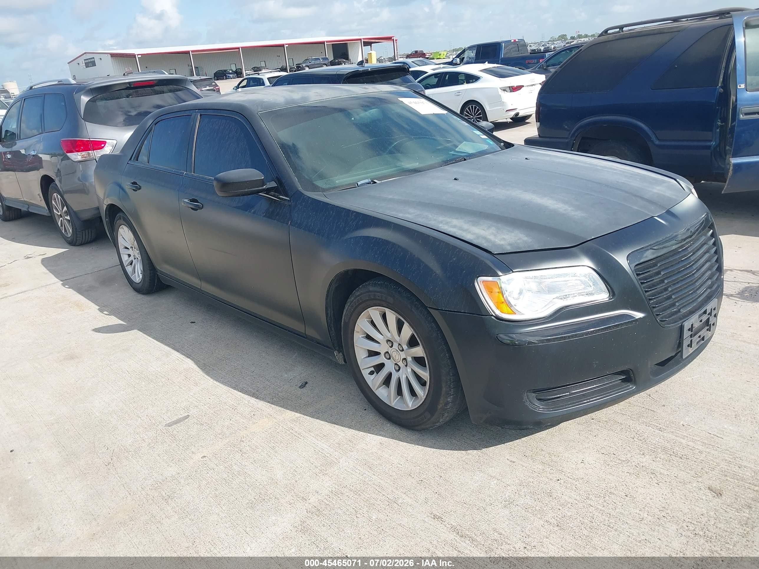 2014 Chrysler 300   Black vin: 2C3CCAAG8EH345743
