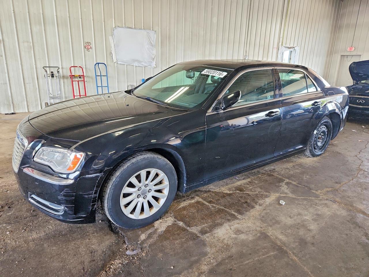 2014 Chrysler 300 Black vin: 2C3CCAAG8EH354734