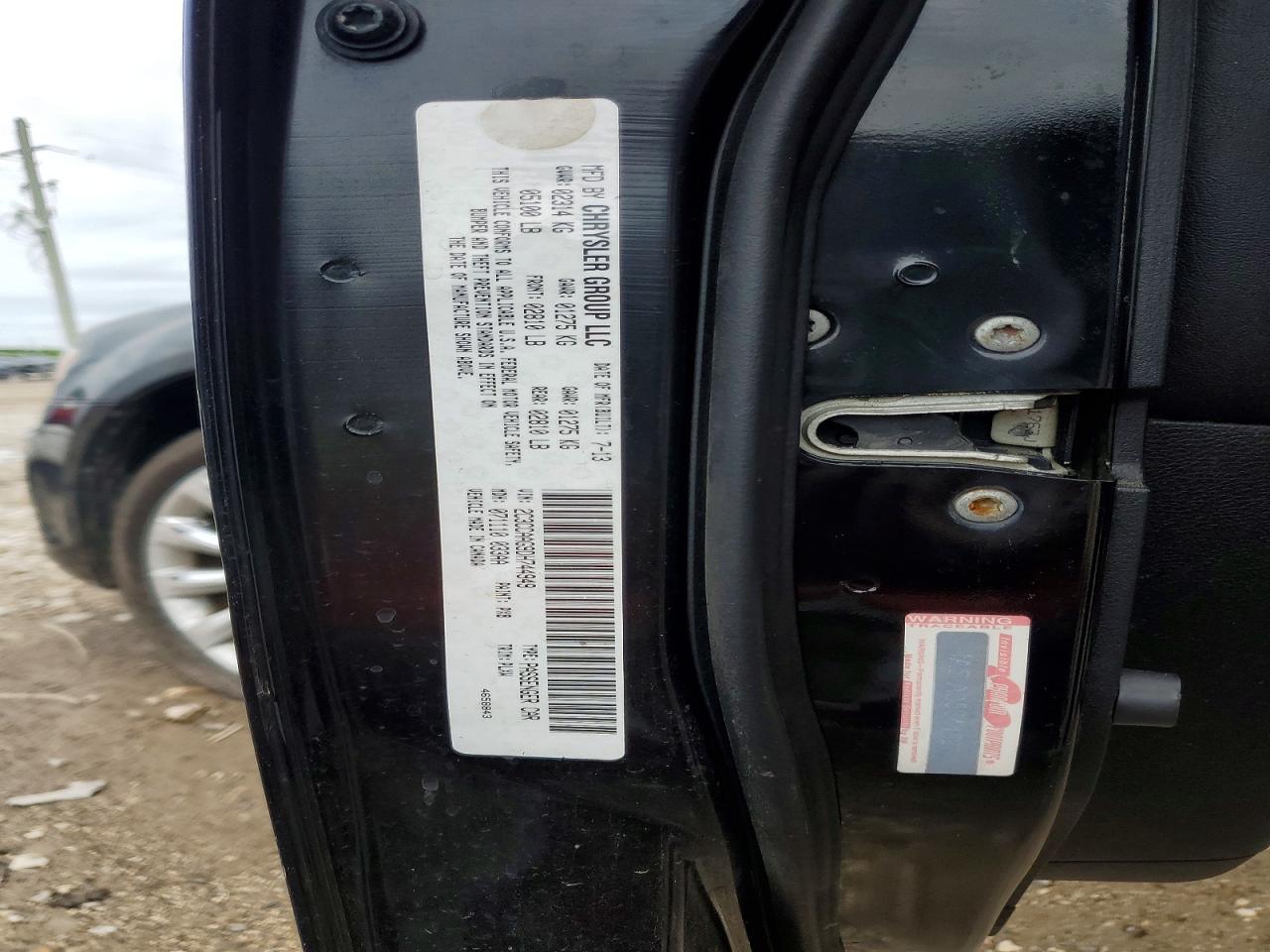 2013 Chrysler 300 Black vin: 2C3CCAAG9DH744949