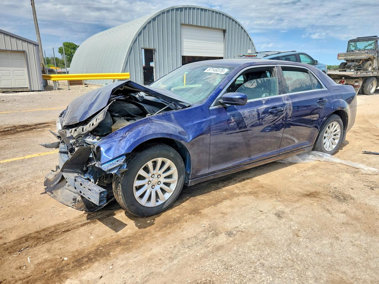 2014 Chrysler 300 Blue vin: 2C3CCAAG9EH179250