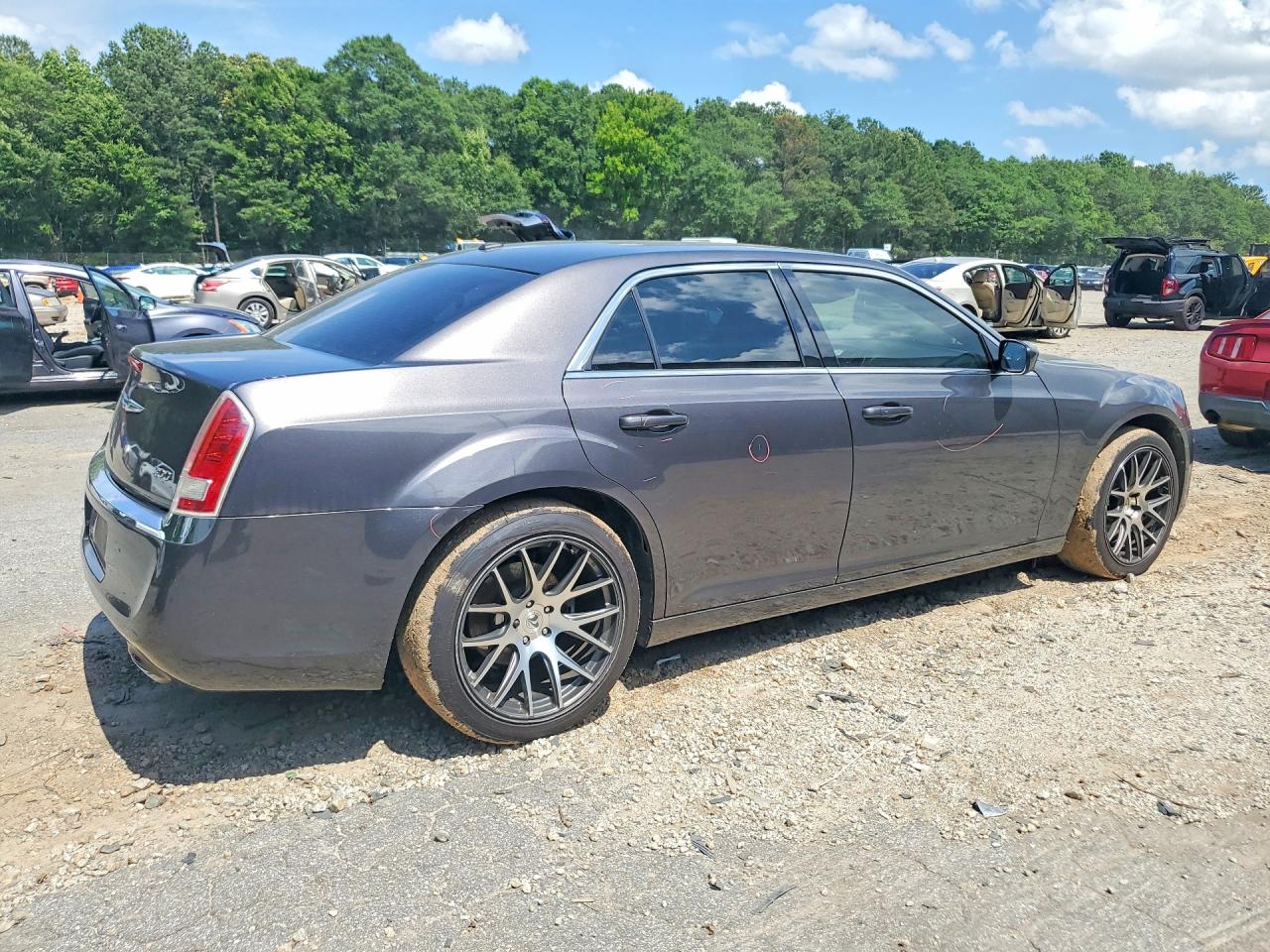 2014 Chrysler 300 Gray vin: 2C3CCAAG9EH376192