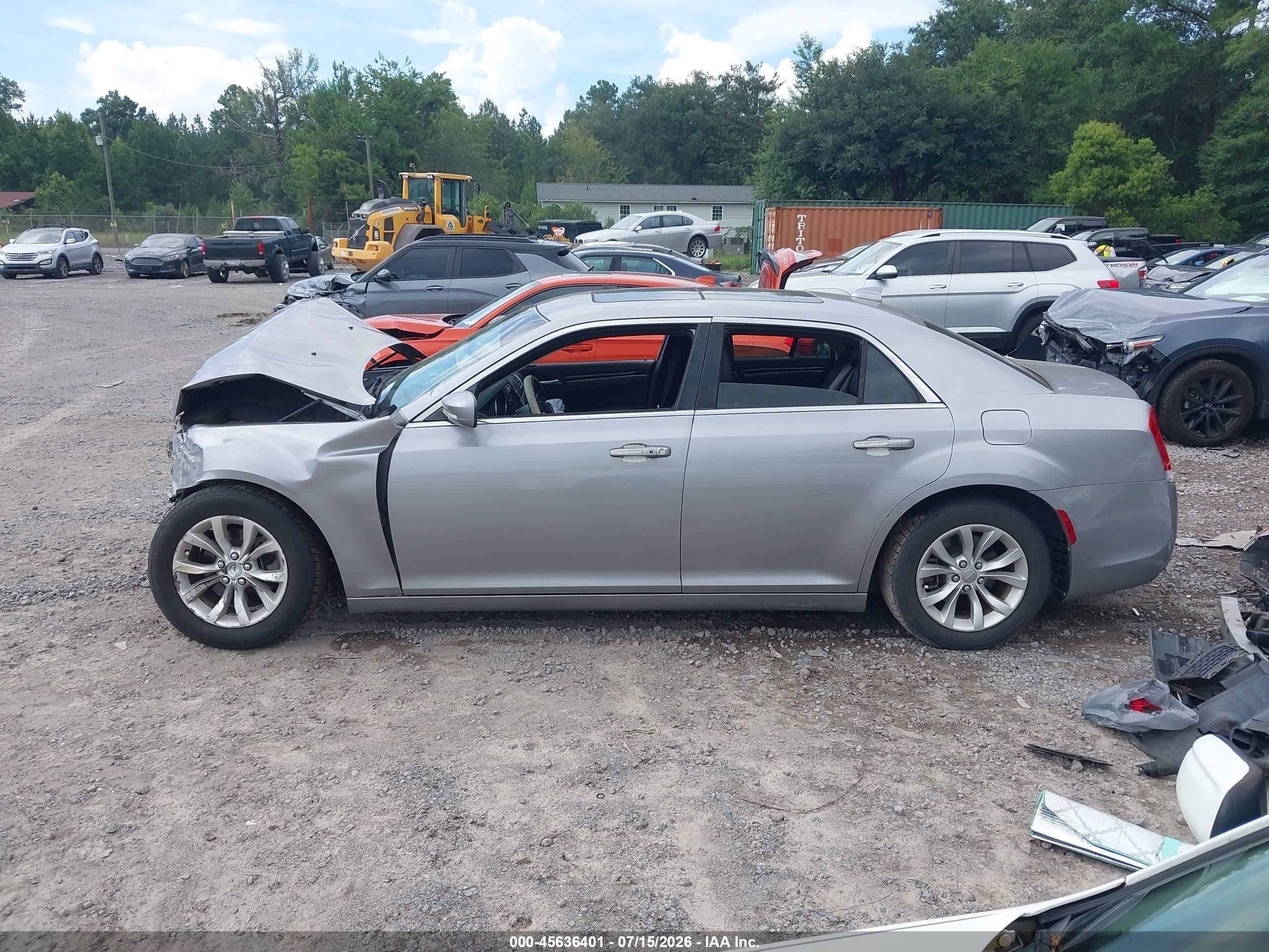 2015 Chrysler 300 Limited Gray vin: 2C3CCAAG9FH807003