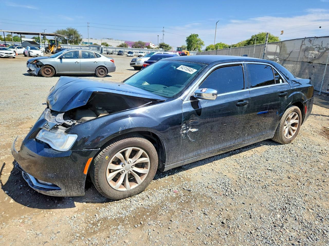 2015 Chrysler 300 Limited Black vin: 2C3CCAAG9FH921759