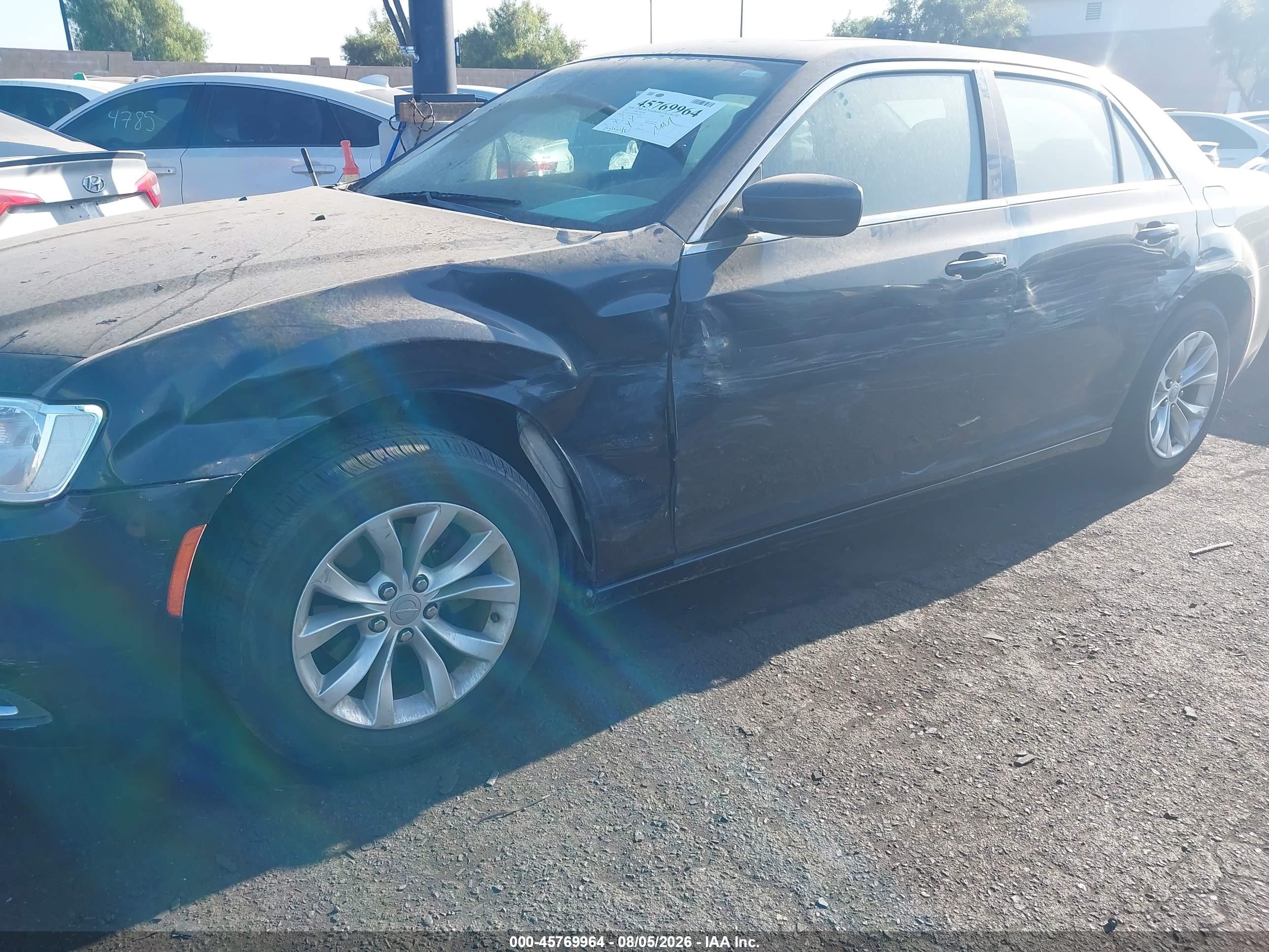 2015 Chrysler 300 Limited Gray vin: 2C3CCAAG9FH932048