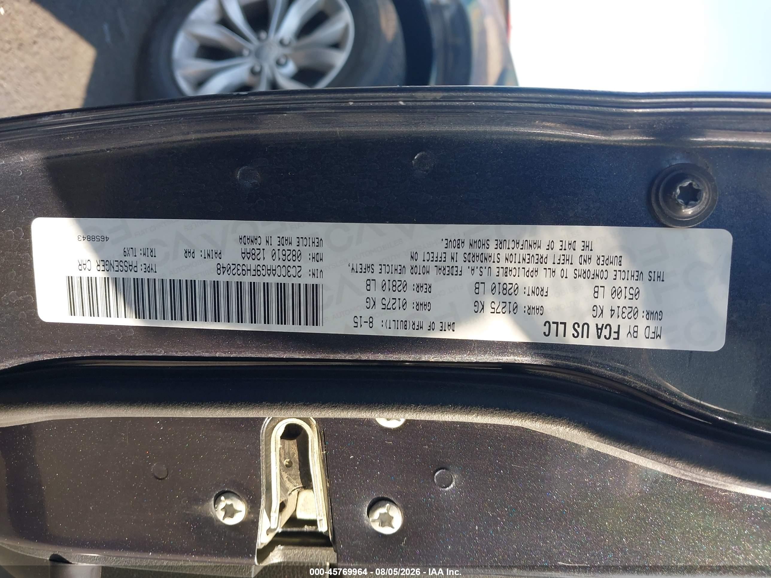 2015 Chrysler 300 Limited Gray vin: 2C3CCAAG9FH932048