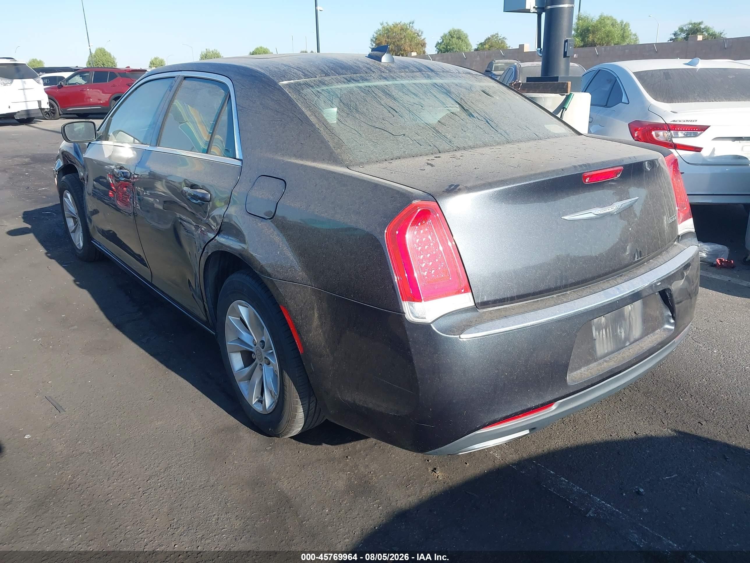 2015 Chrysler 300 Limited Gray vin: 2C3CCAAG9FH932048