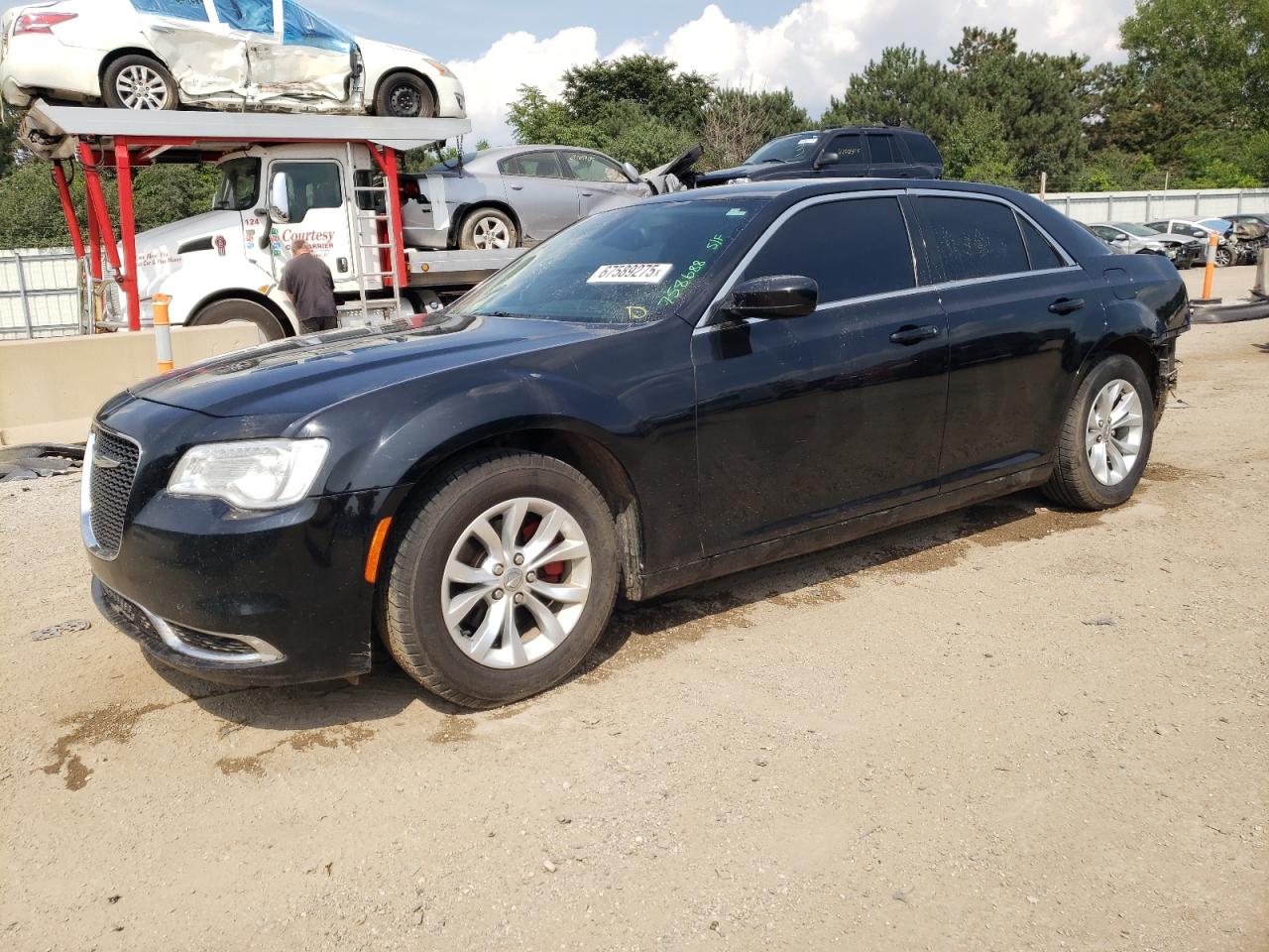 2016 Chrysler 300 Limited Черный vin: 2C3CCAAG9GH269937