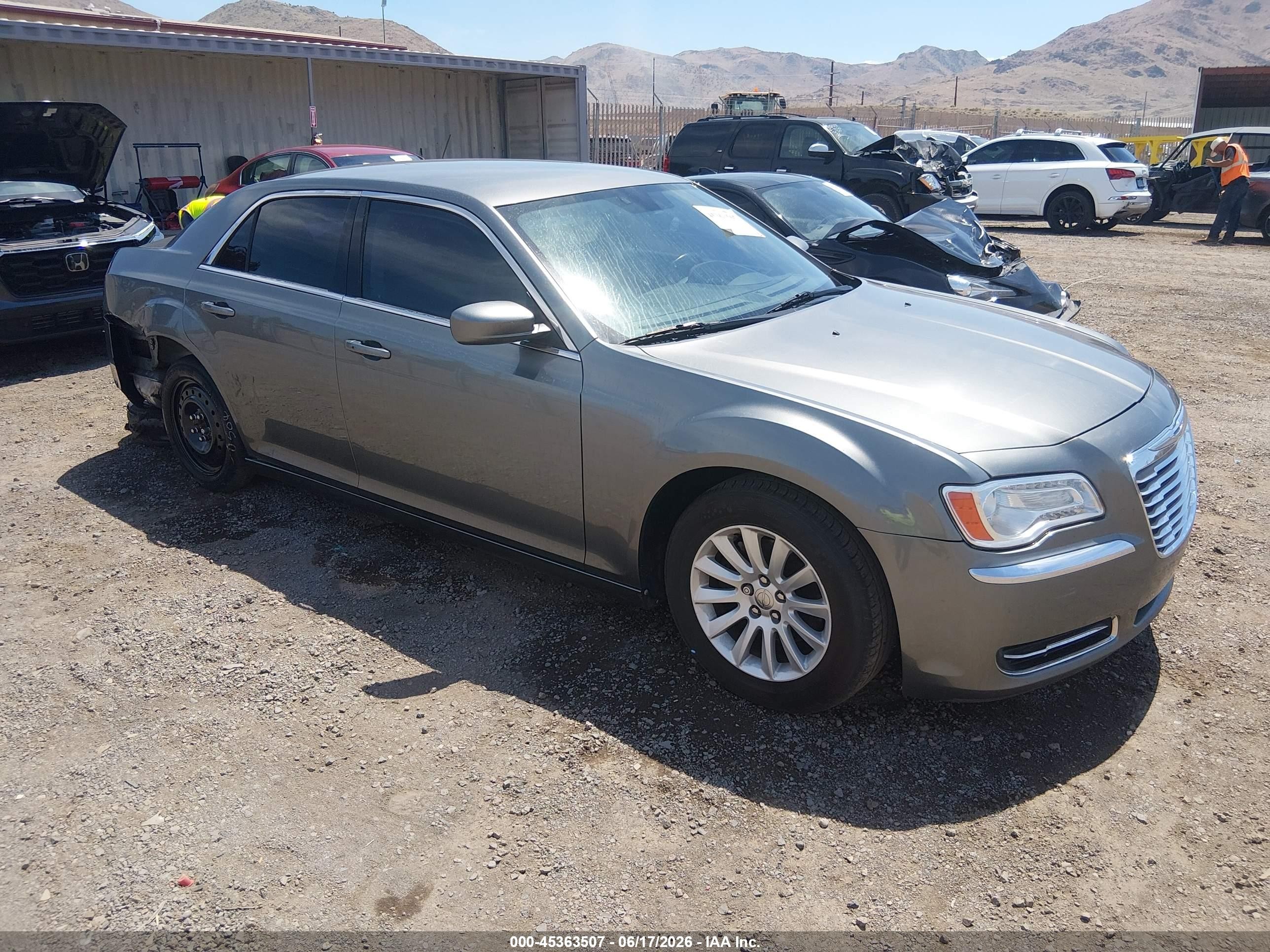 2012 Chrysler 300   Gray vin: 2C3CCAAGXCH104666