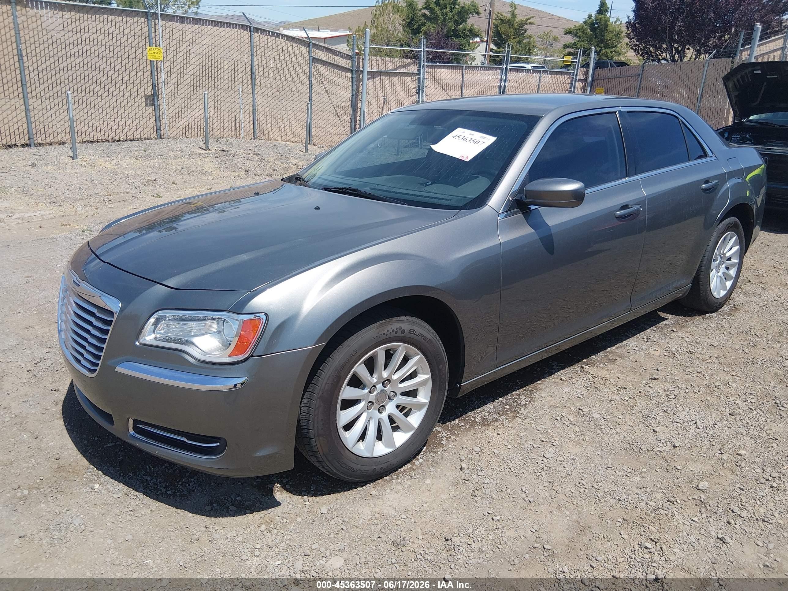 2012 Chrysler 300   Gray vin: 2C3CCAAGXCH104666