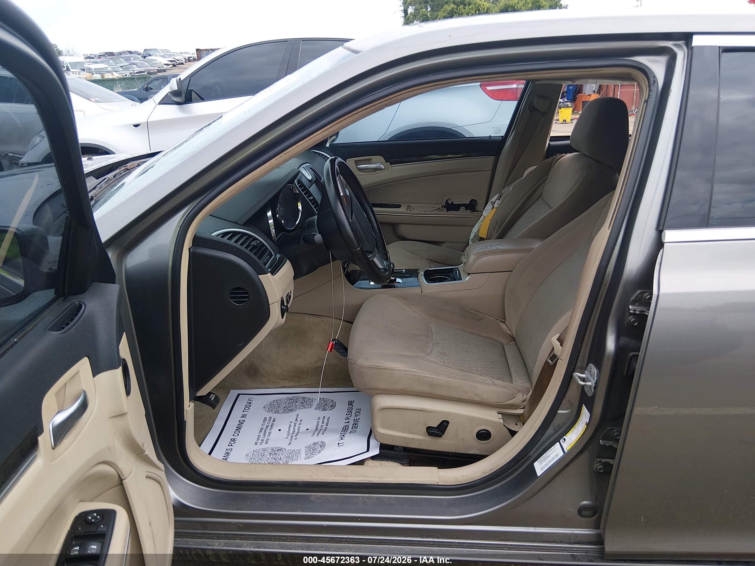 2012 Chrysler 300   Gray vin: 2C3CCAAGXCH228937