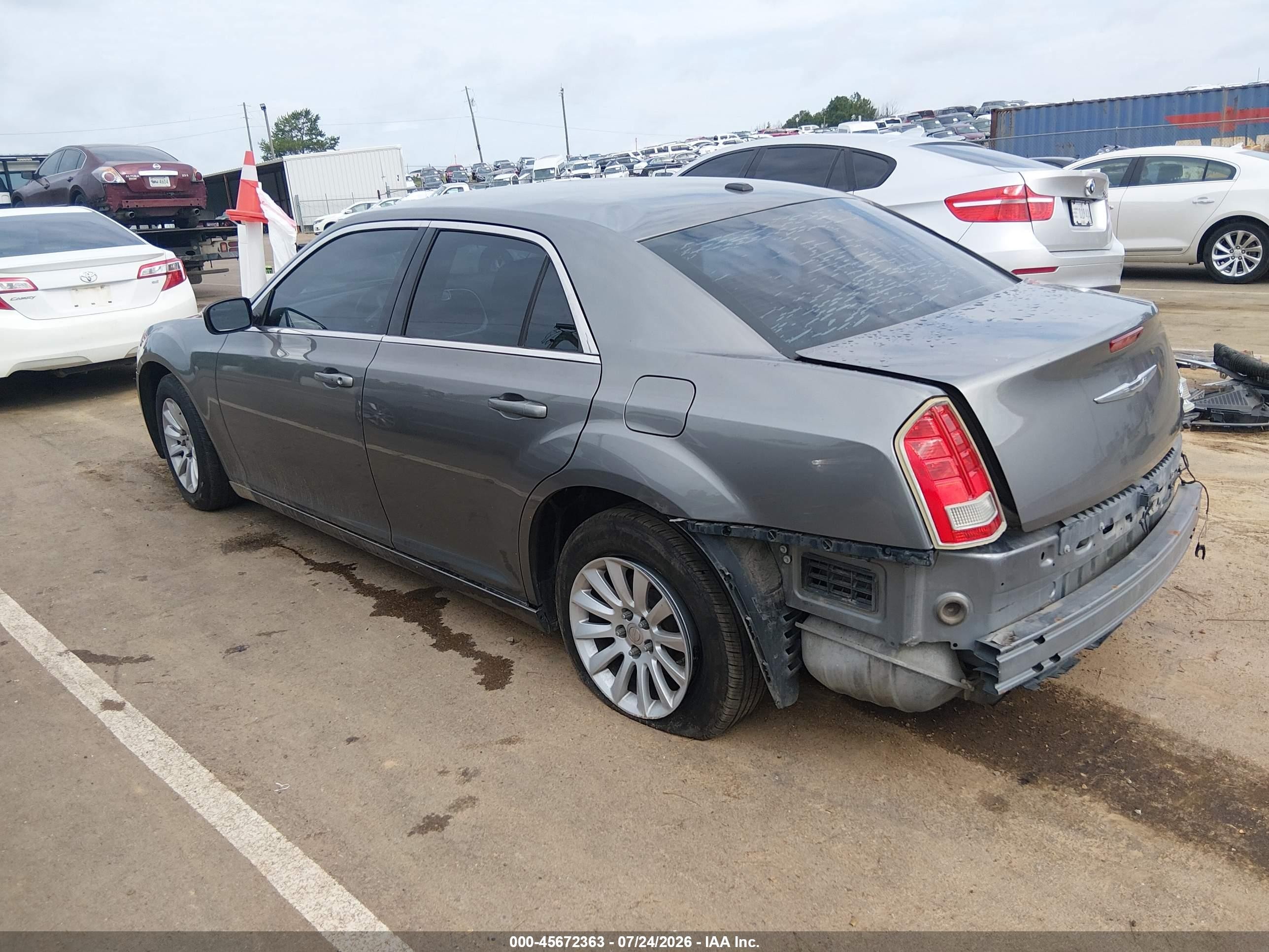 2012 Chrysler 300   Gray vin: 2C3CCAAGXCH228937