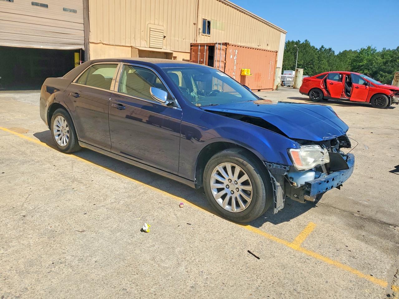 2014 Chrysler 300 Blue vin: 2C3CCAAGXEH124323