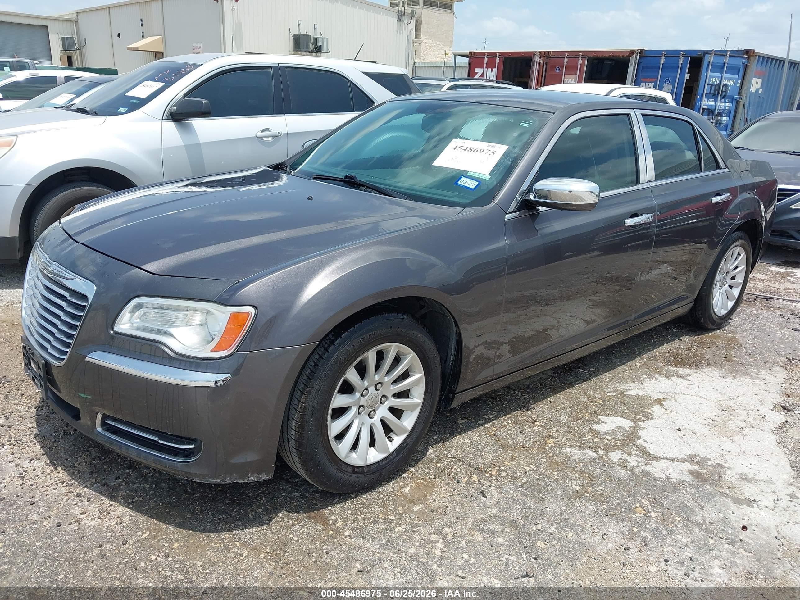 2014 Chrysler 300   Серый vin: 2C3CCAAGXEH200283