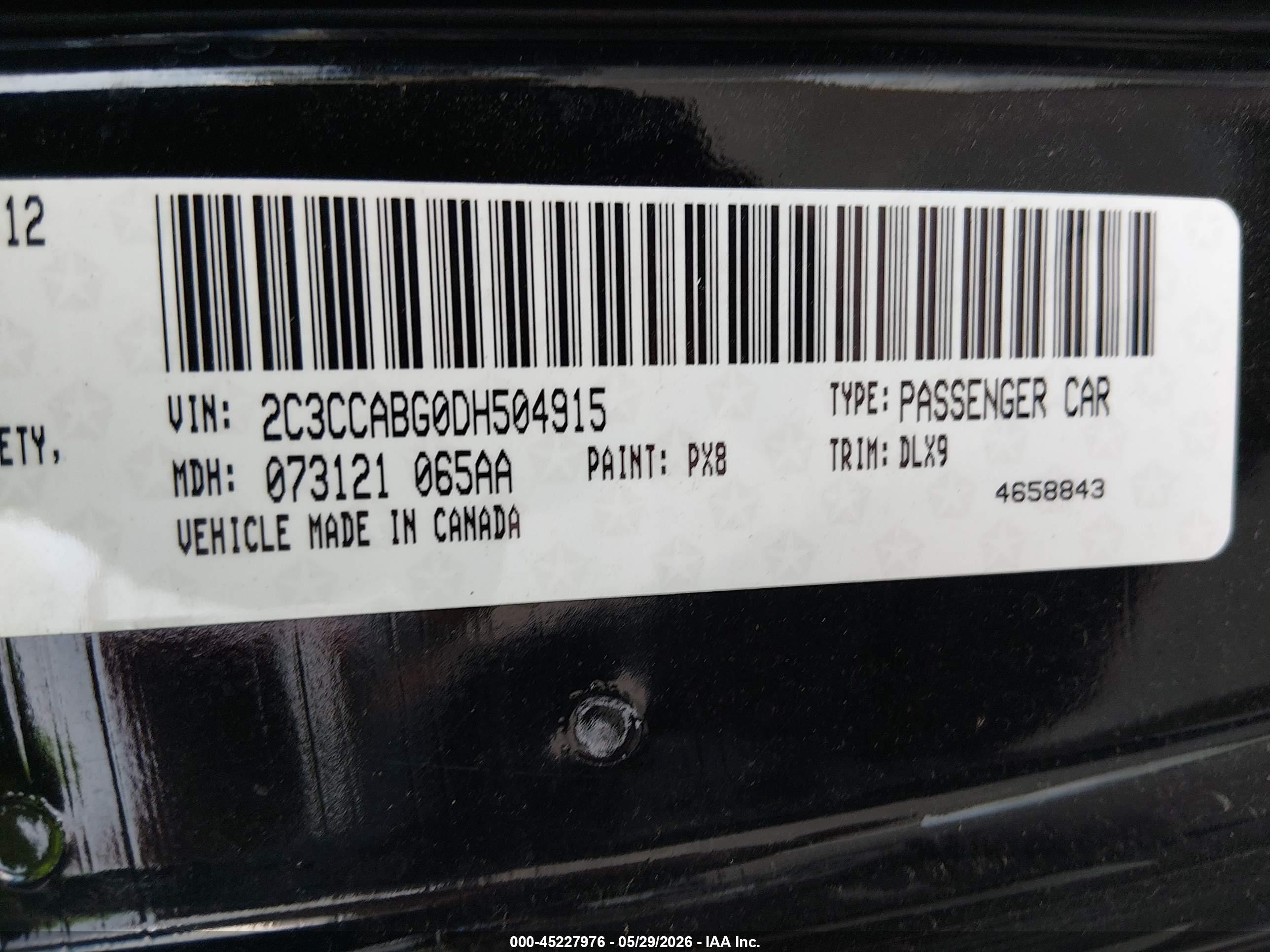 2013 Chrysler 300 300s Black vin: 2C3CCABG0DH504915