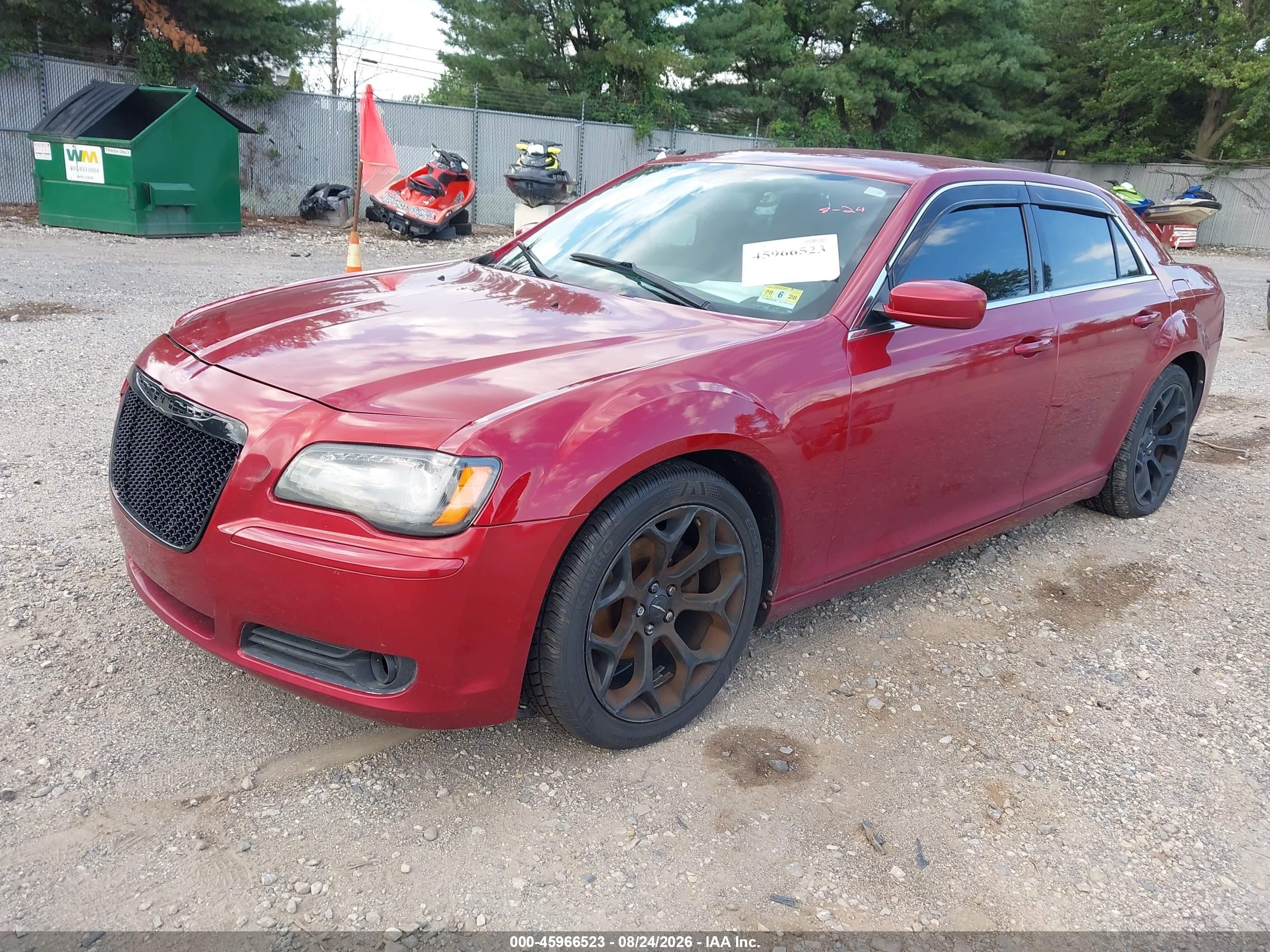 2013 Chrysler 300 300s Red vin: 2C3CCABG0DH691816