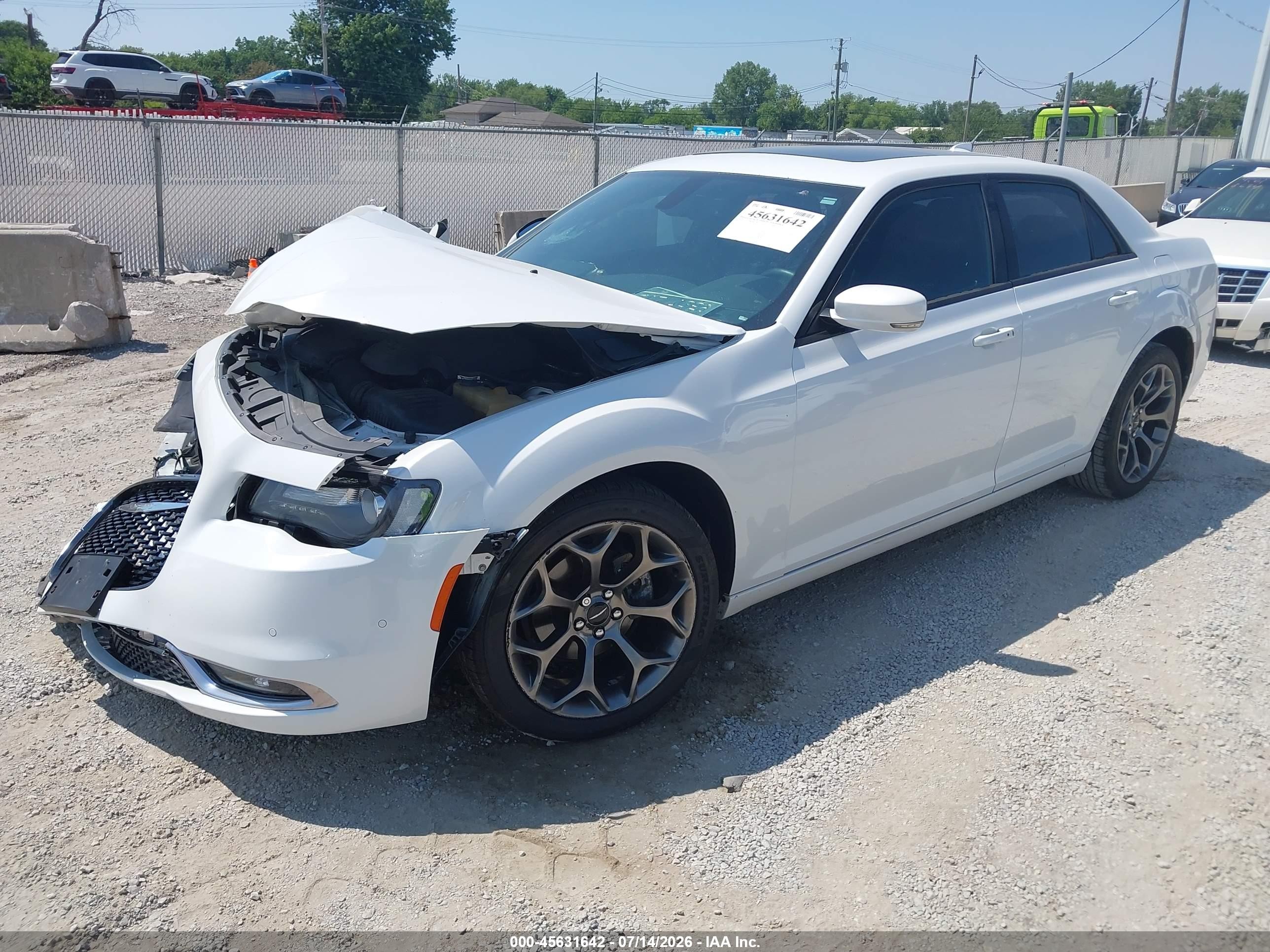 2015 Chrysler 300 300s White vin: 2C3CCABG0FH763374