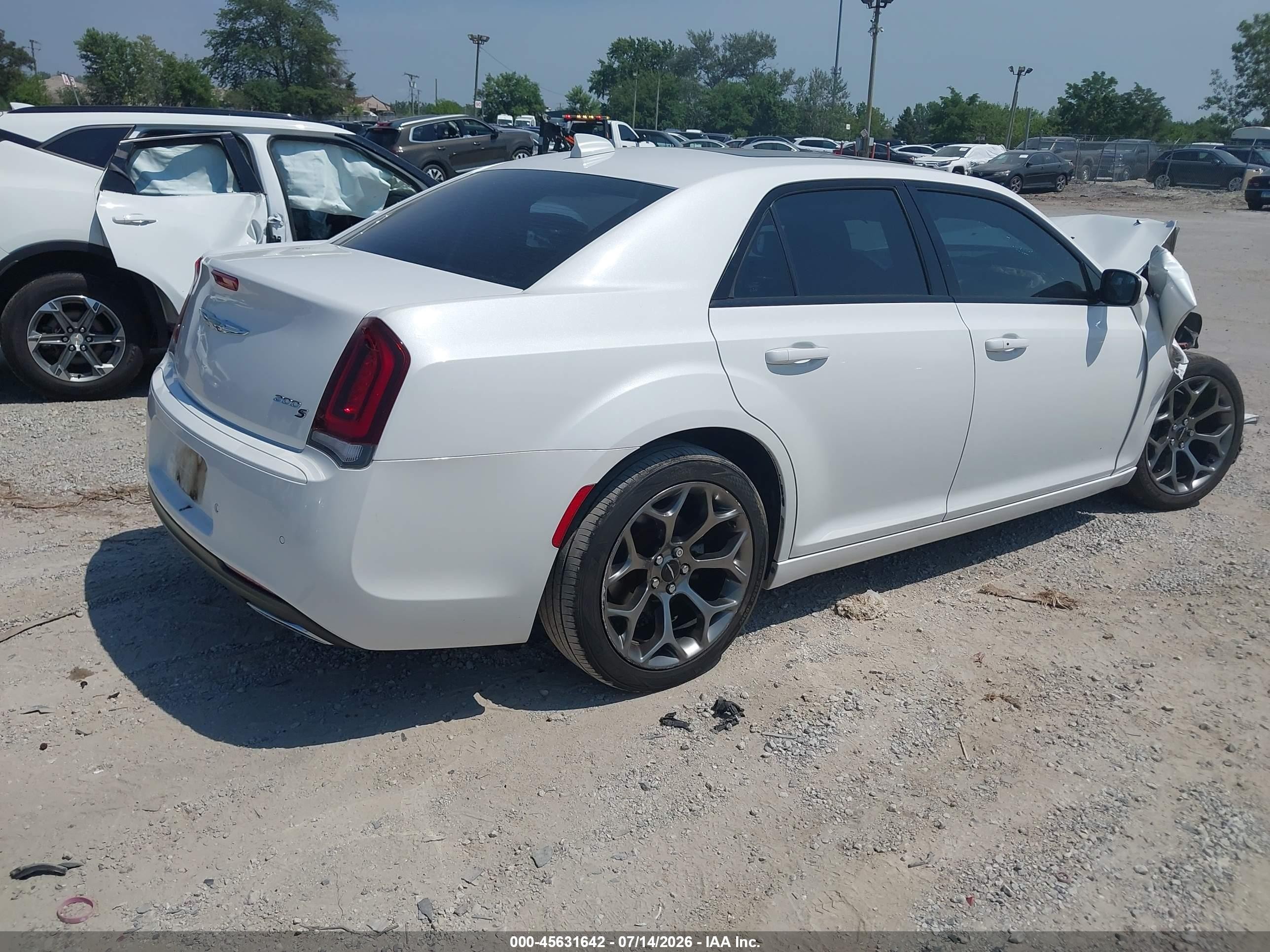 2015 Chrysler 300 300s White vin: 2C3CCABG0FH763374