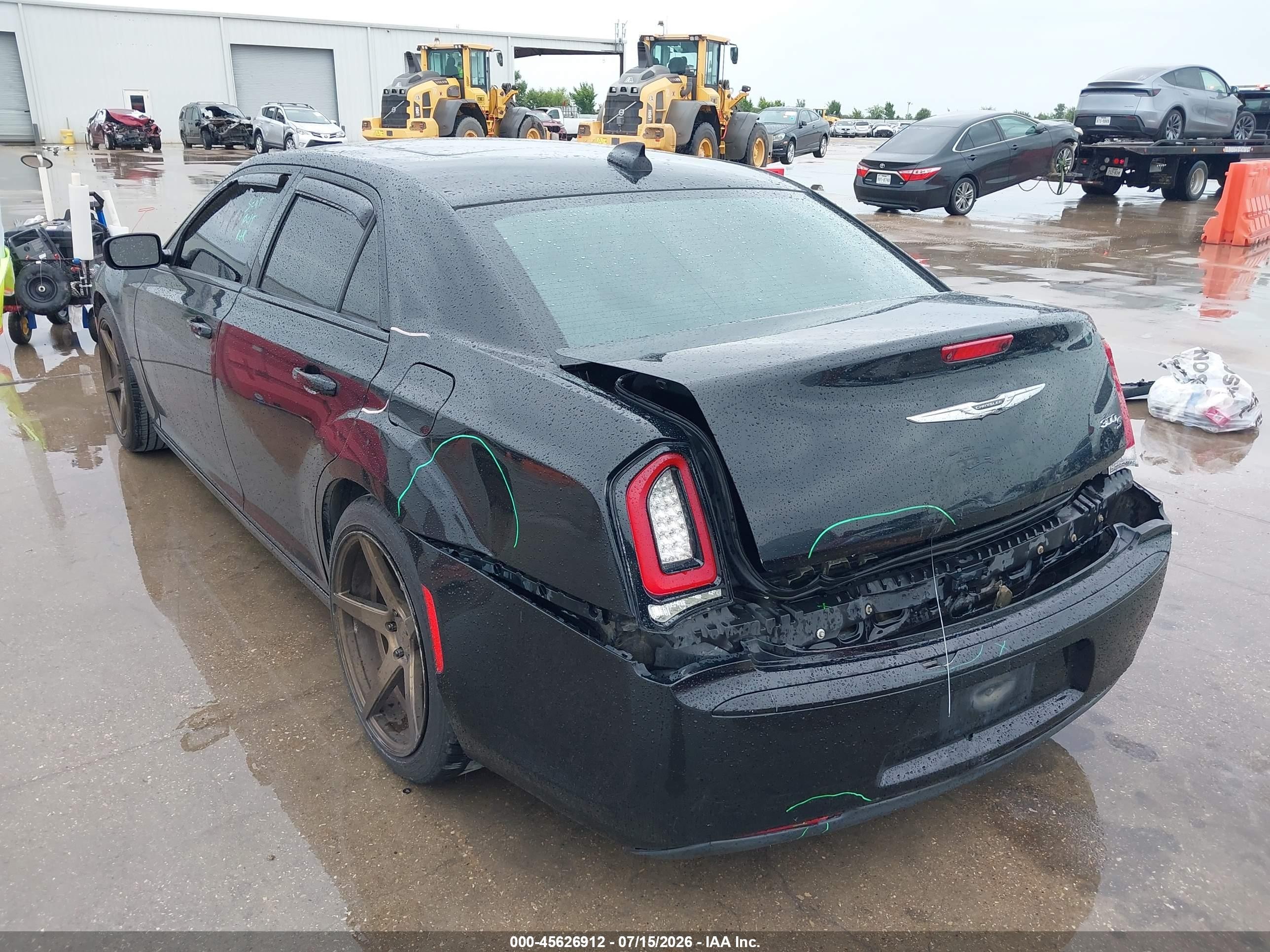 2015 Chrysler 300 300s Черный vin: 2C3CCABG0FH926864
