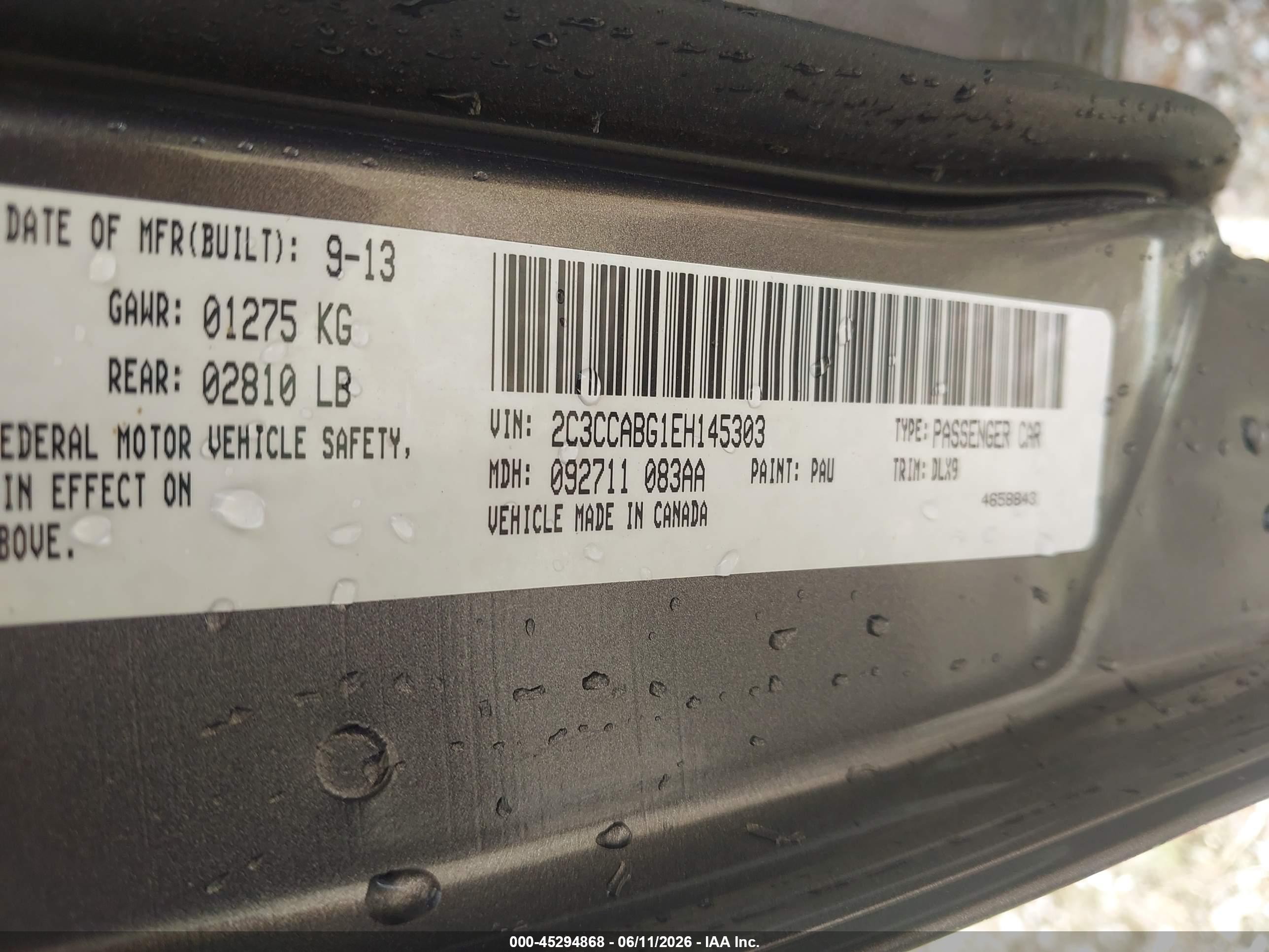 2014 Chrysler 300 300s Gray vin: 2C3CCABG1EH145303