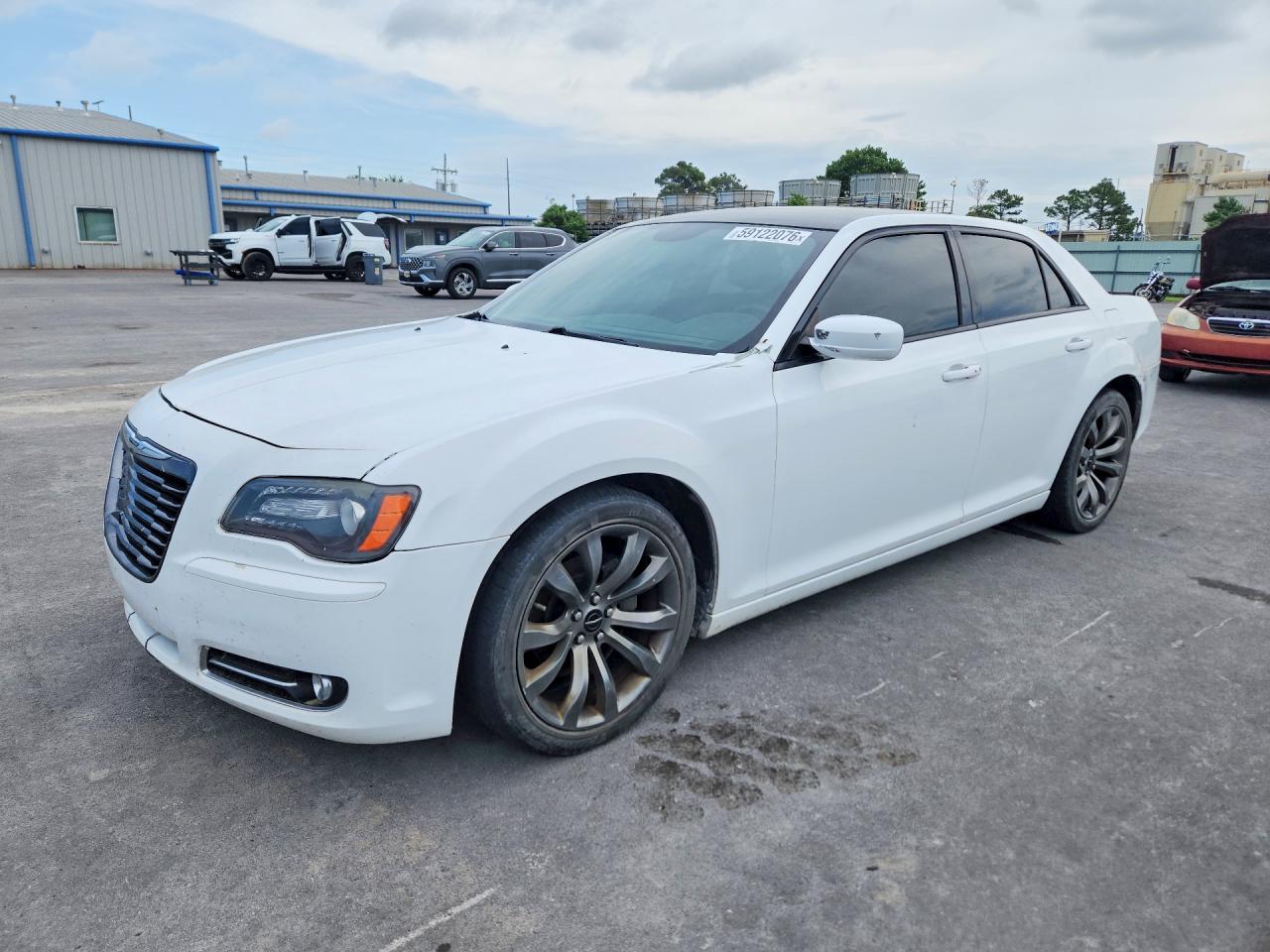 2014 Chrysler 300 S White vin: 2C3CCABG1EH272729