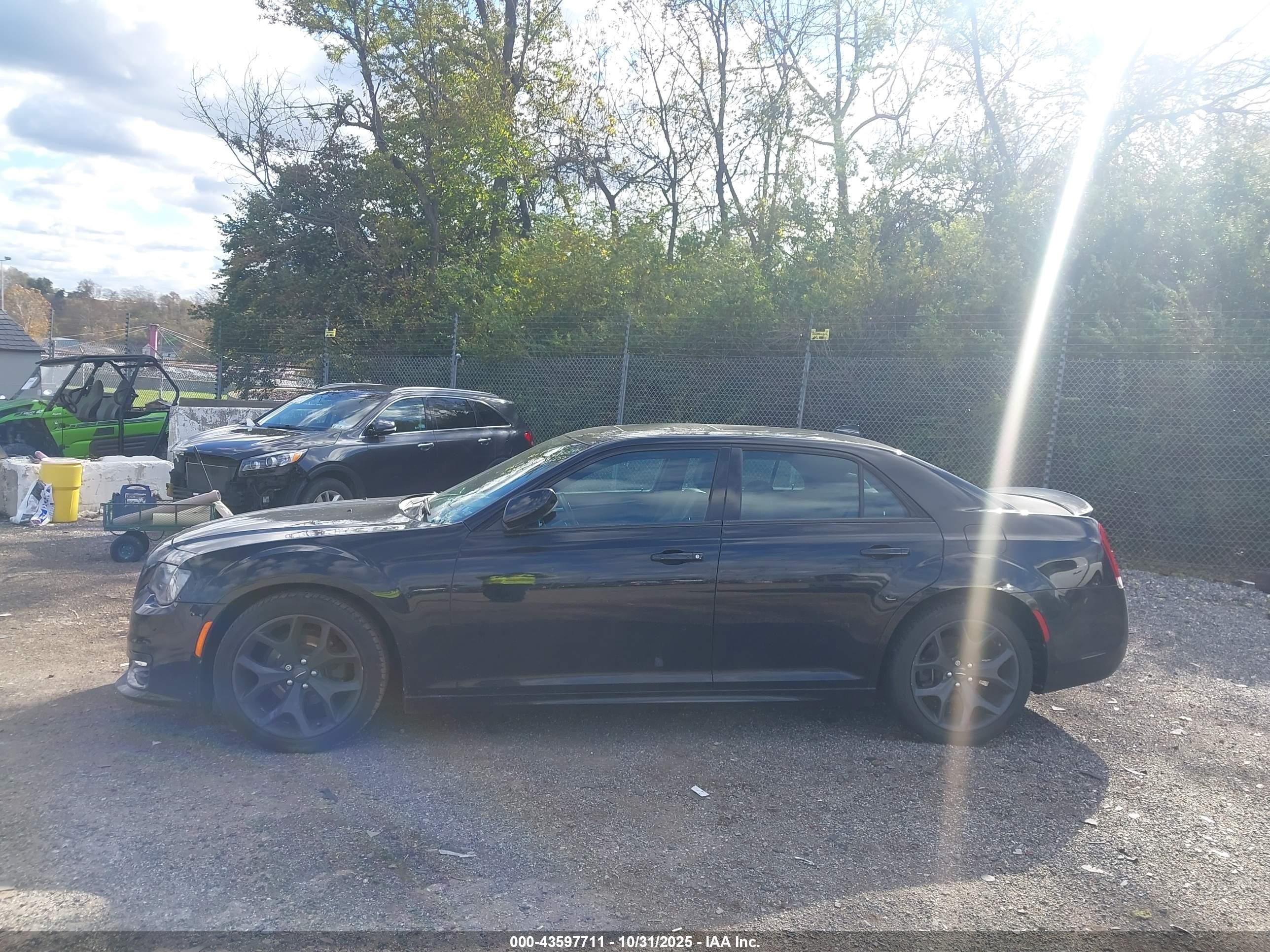 2020 Chrysler 300 300s Black vin: 2C3CCABG1LH255491