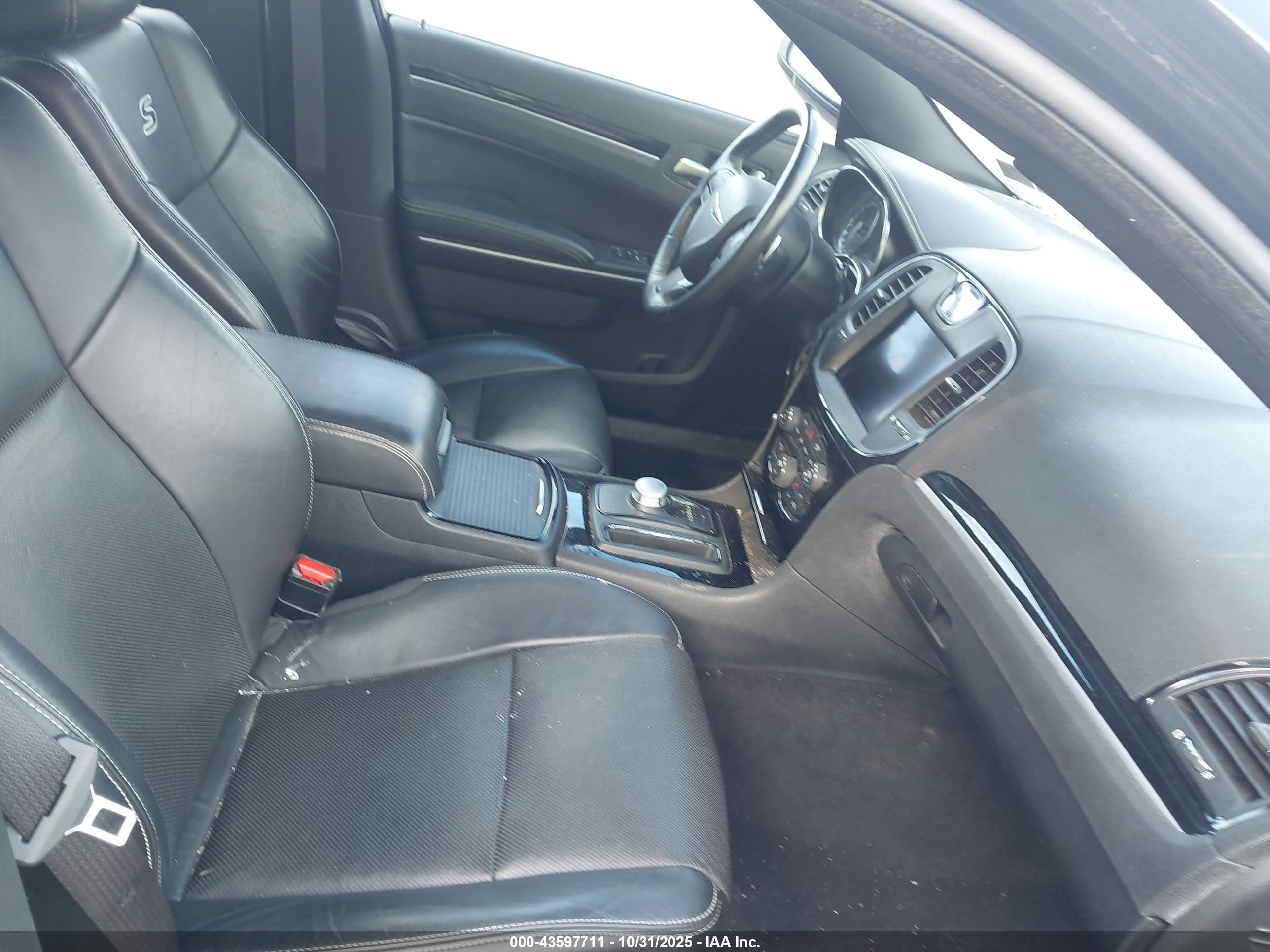 2020 Chrysler 300 300s Black vin: 2C3CCABG1LH255491