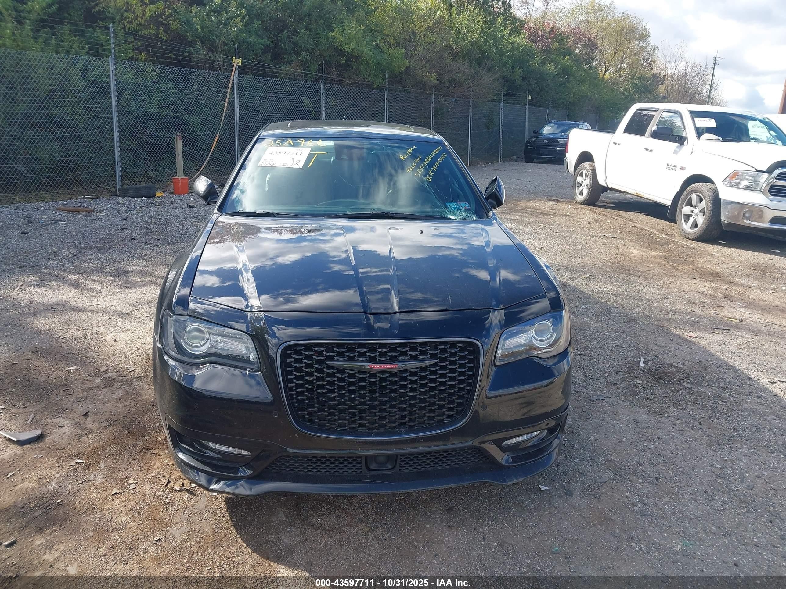 2020 Chrysler 300 300s Black vin: 2C3CCABG1LH255491