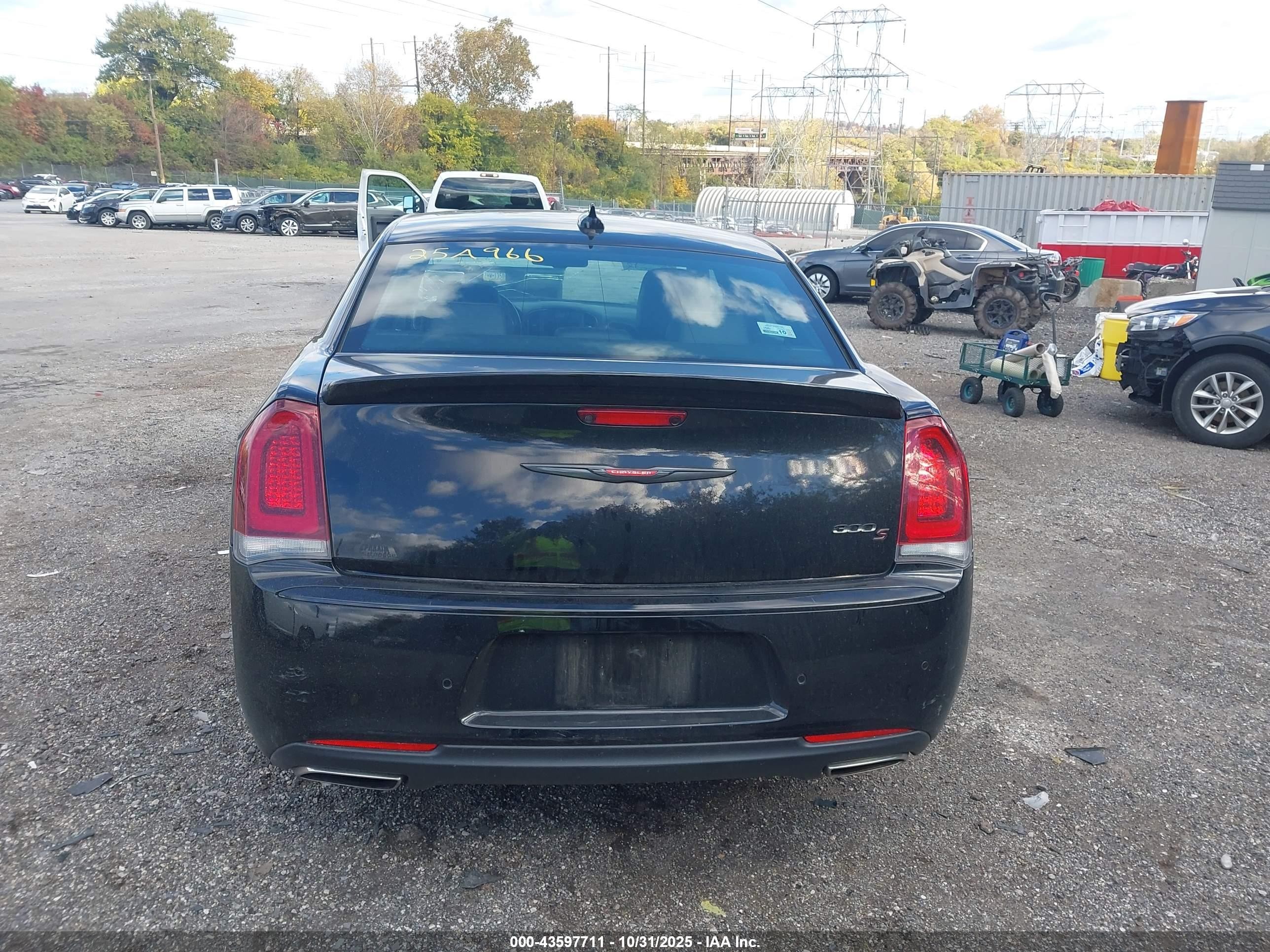 2020 Chrysler 300 300s Black vin: 2C3CCABG1LH255491