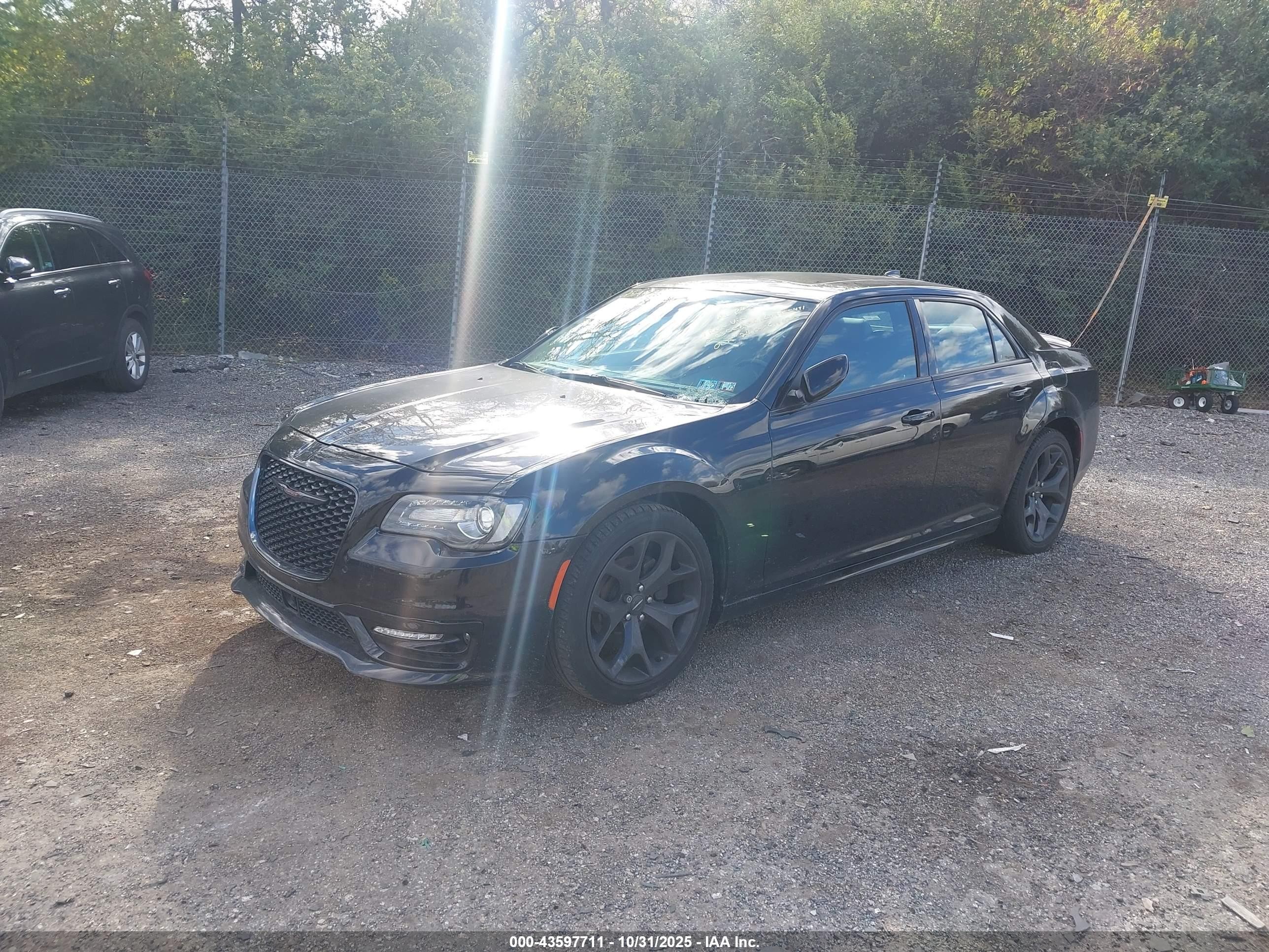 2020 Chrysler 300 300s Black vin: 2C3CCABG1LH255491