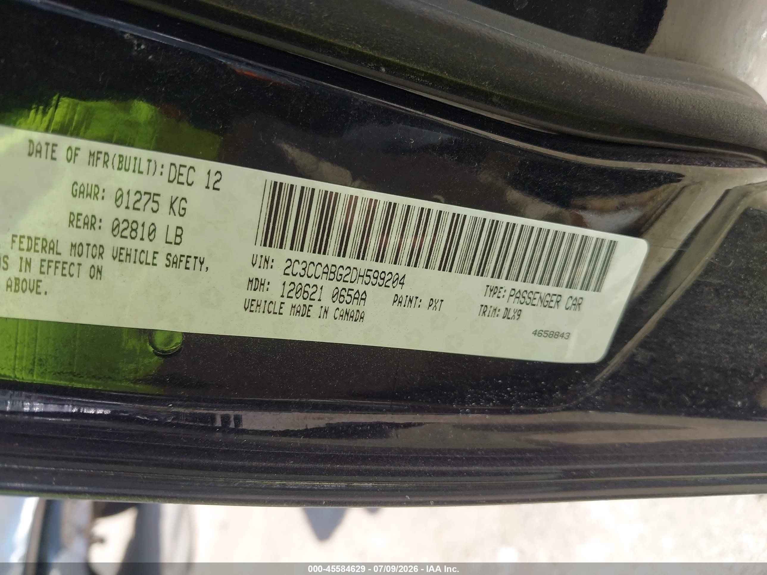 2013 Chrysler 300 300s Black vin: 2C3CCABG2DH599204