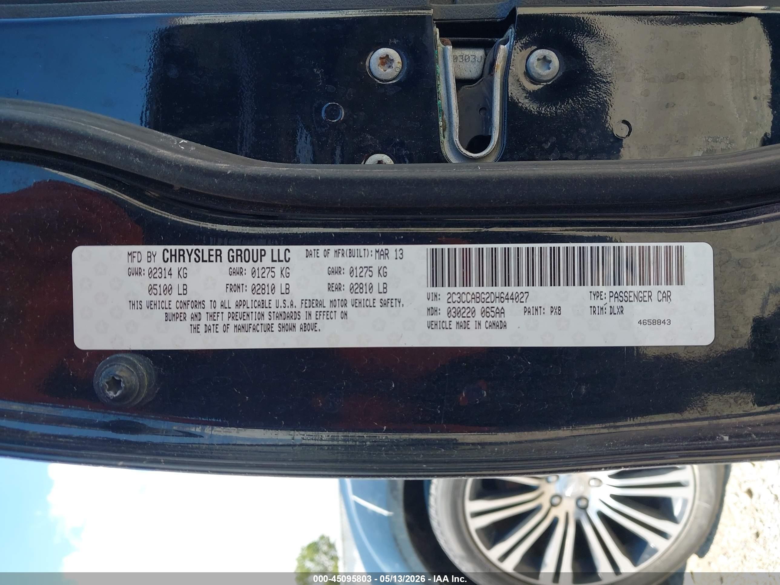 2013 Chrysler 300 300s Black vin: 2C3CCABG2DH644027