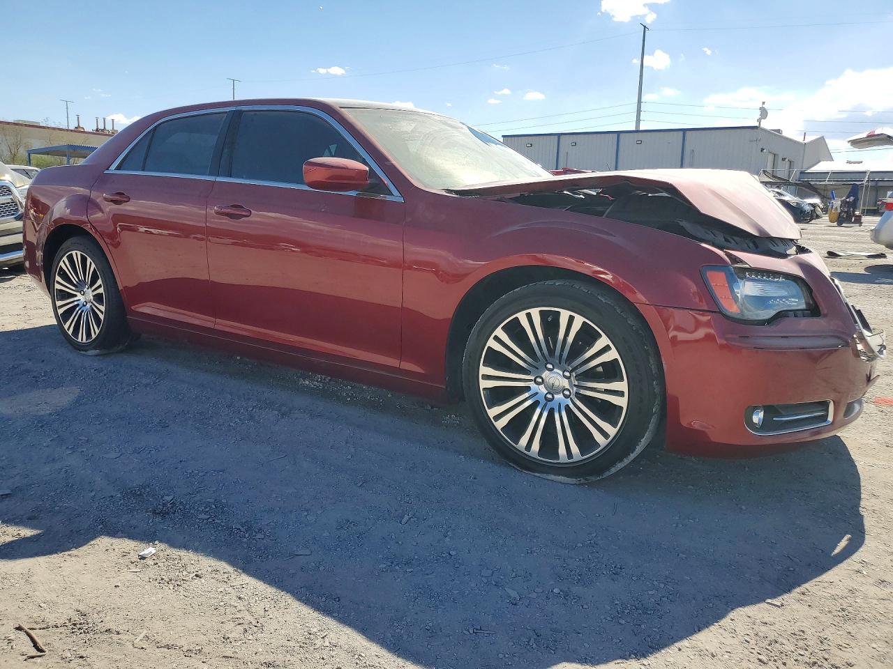 2014 Chrysler 300 S Maroon vin: 2C3CCABG2EH121625