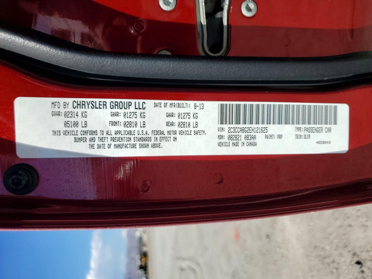 2014 Chrysler 300 S Maroon vin: 2C3CCABG2EH121625