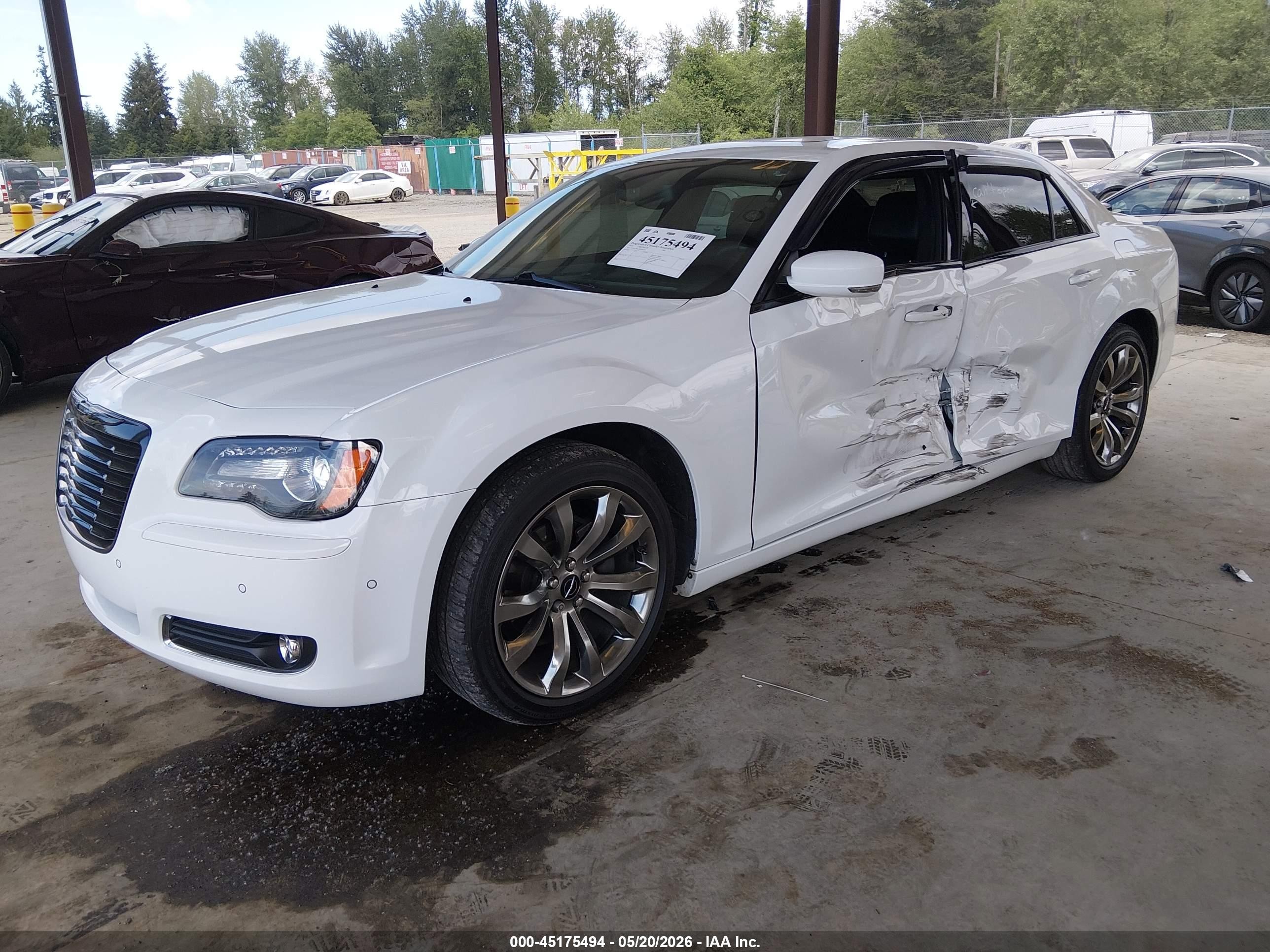 2014 Chrysler 300 300s White vin: 2C3CCABG2EH380793