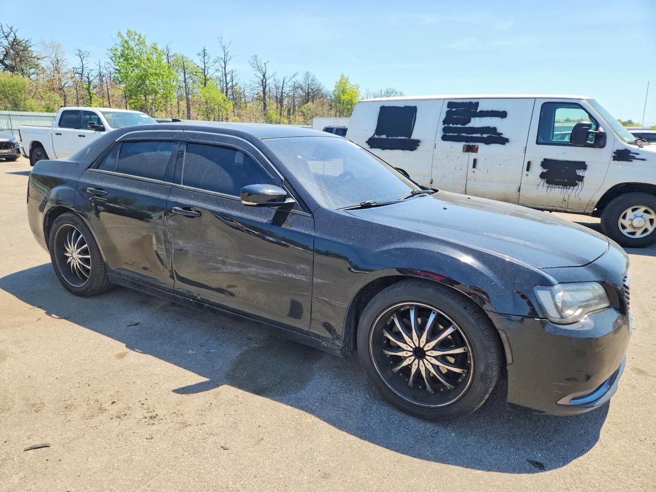2015 Chrysler 300 S Black vin: 2C3CCABG2FH876081