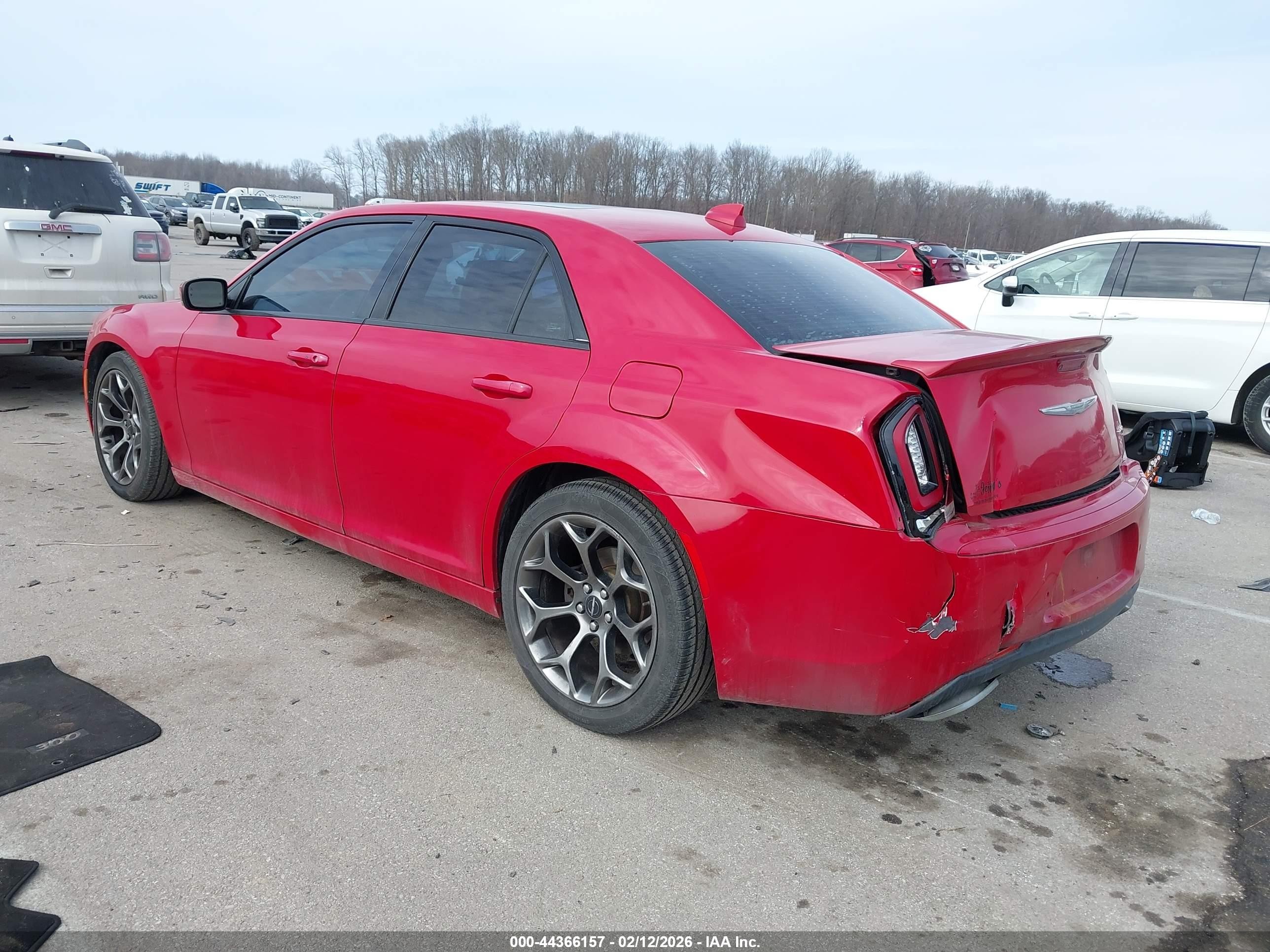 2015 Chrysler 300 300s Red vin: 2C3CCABG3FH755799