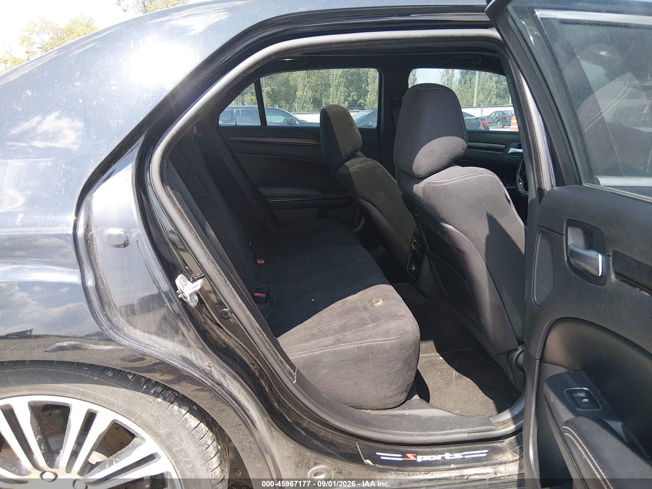 2012 Chrysler 300 S V6 Black vin: 2C3CCABG4CH157264