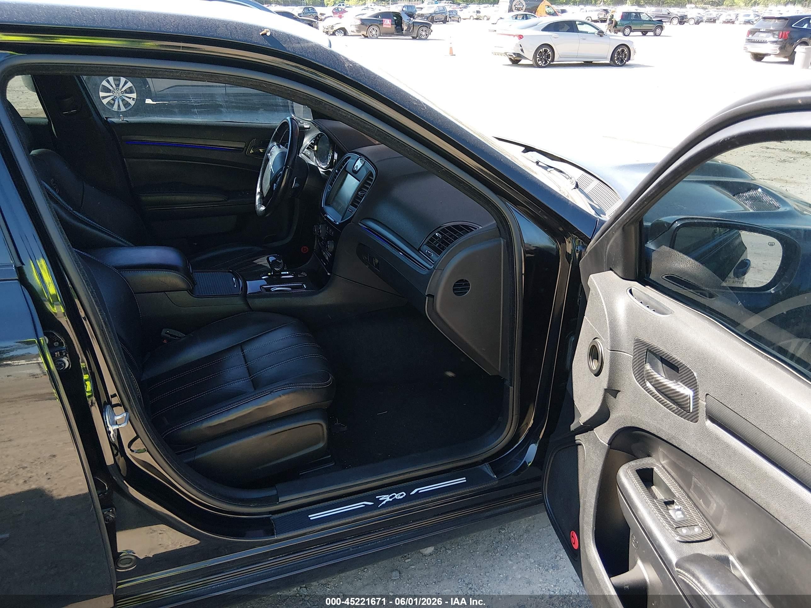 2012 Chrysler 300 S V6 Black vin: 2C3CCABG4CH279235