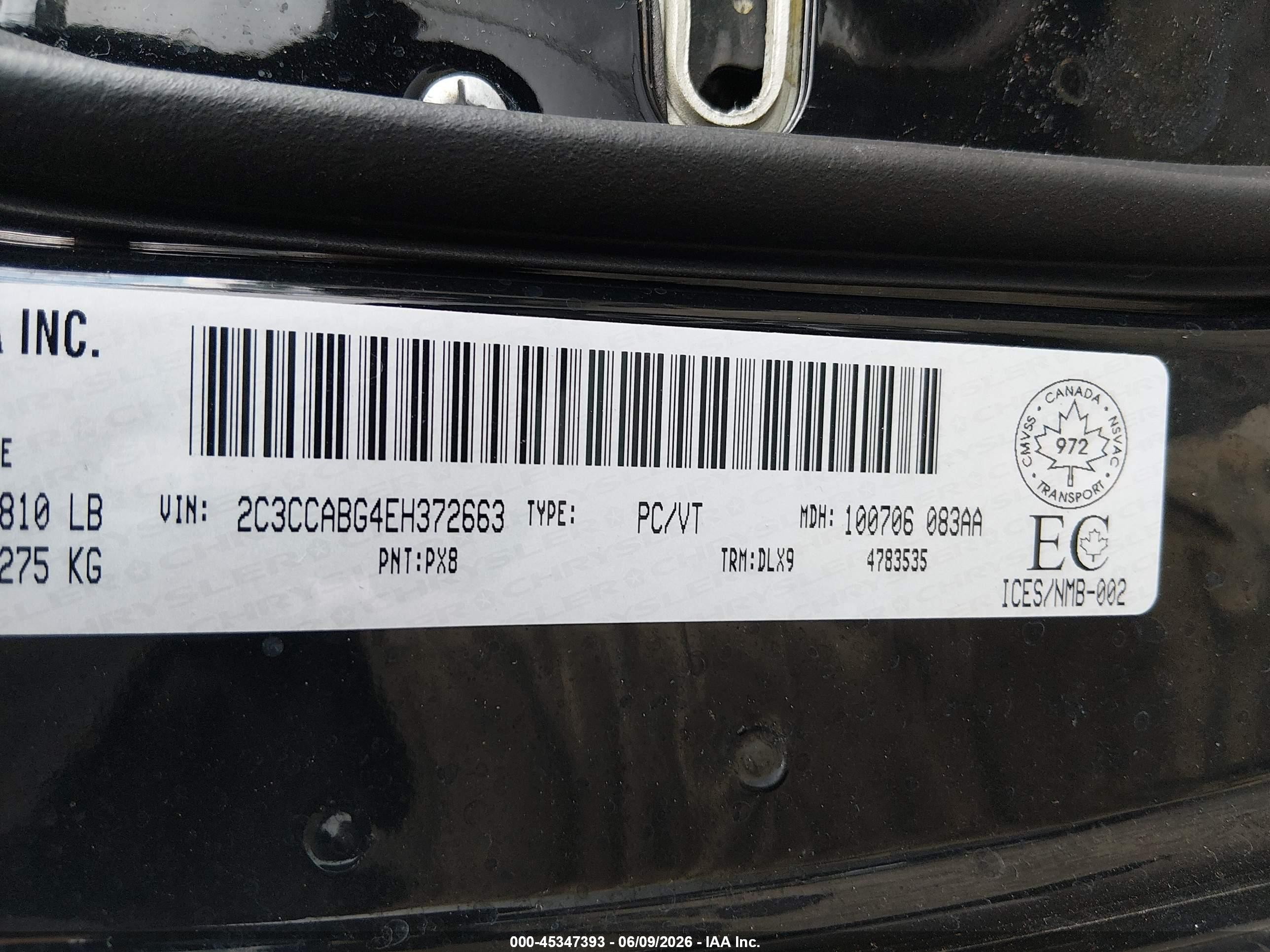 2014 Chrysler 300 S Black vin: 2C3CCABG4EH372663
