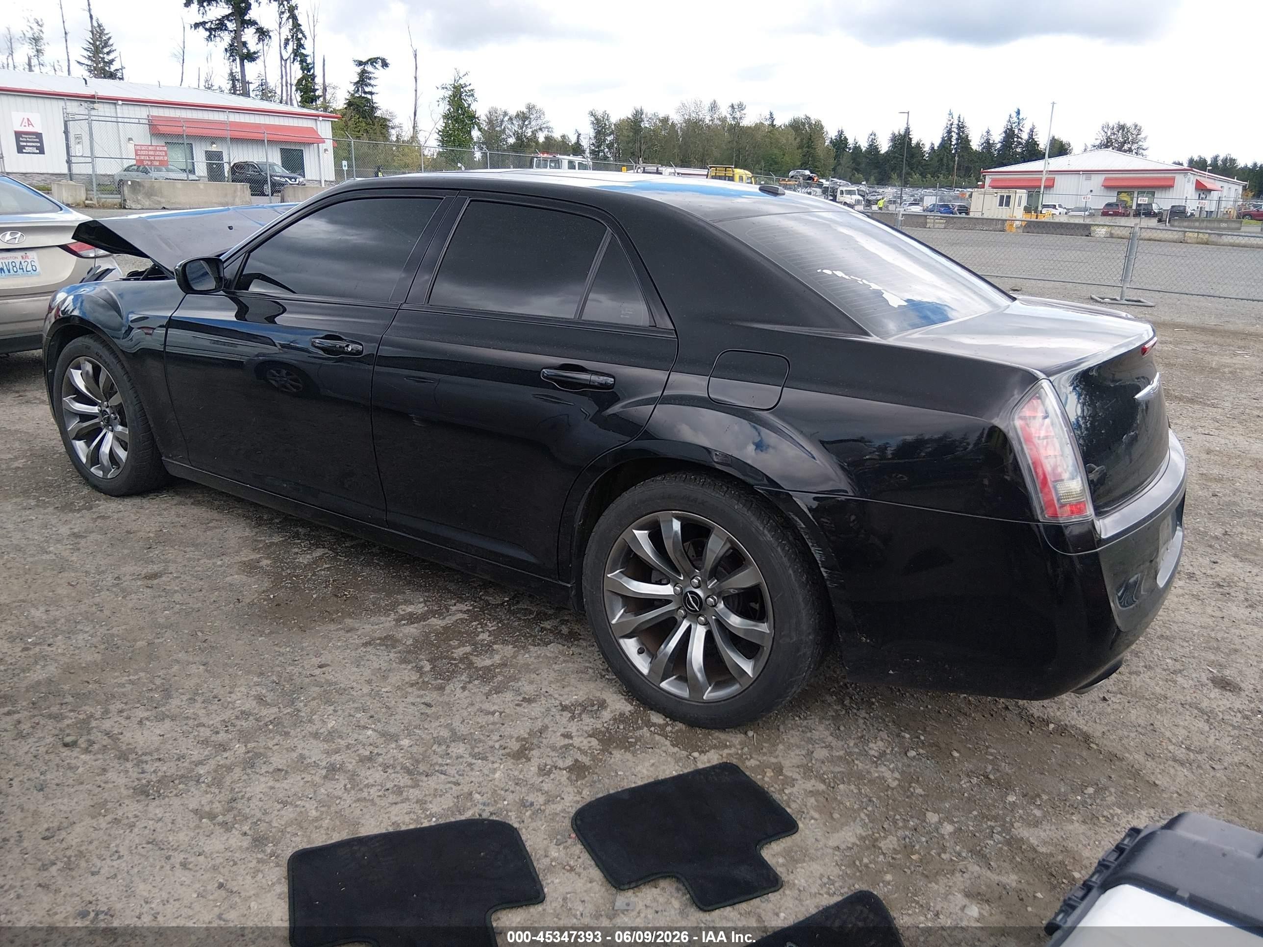 2014 Chrysler 300 S Black vin: 2C3CCABG4EH372663