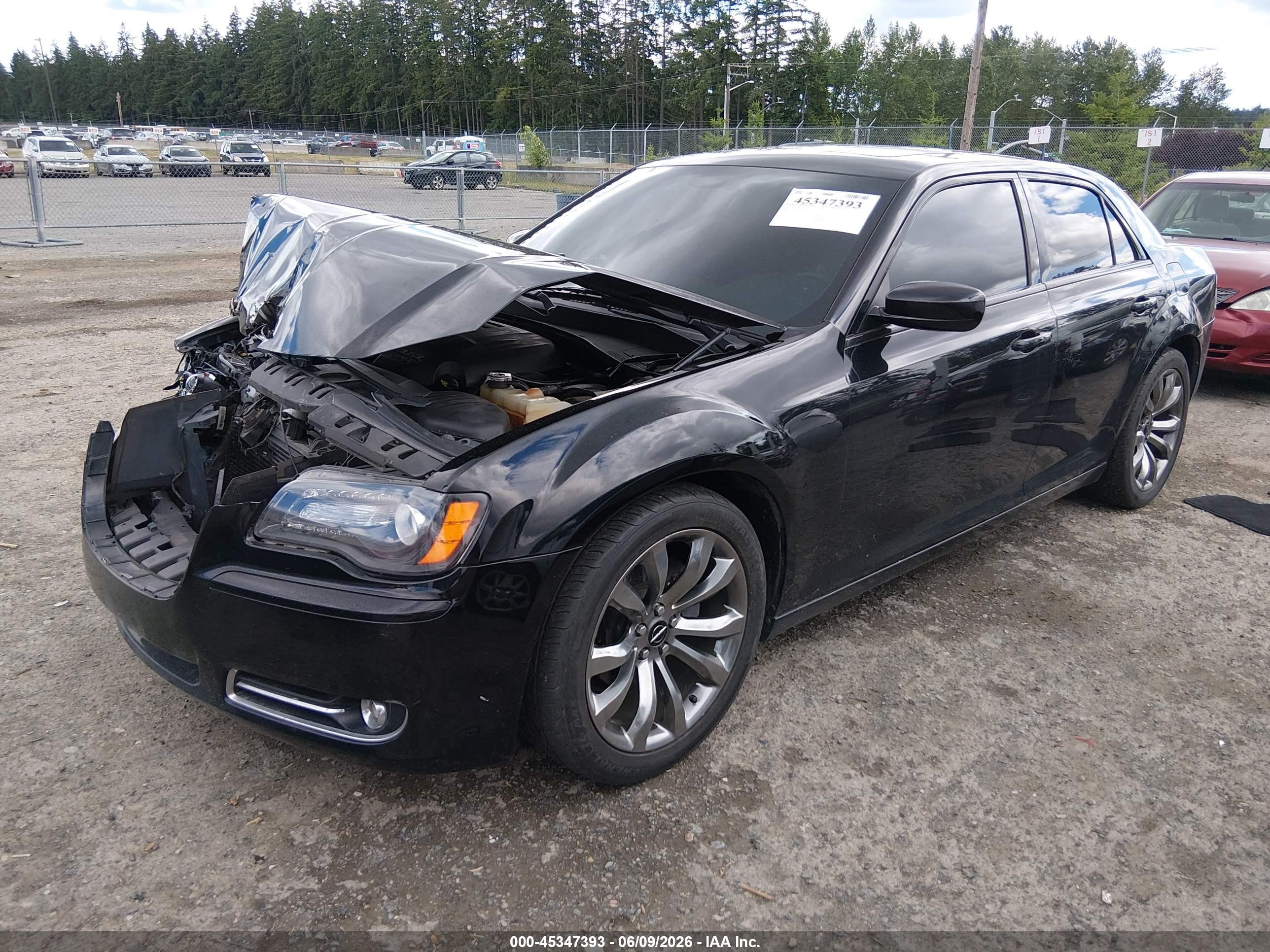 2014 Chrysler 300 S Black vin: 2C3CCABG4EH372663
