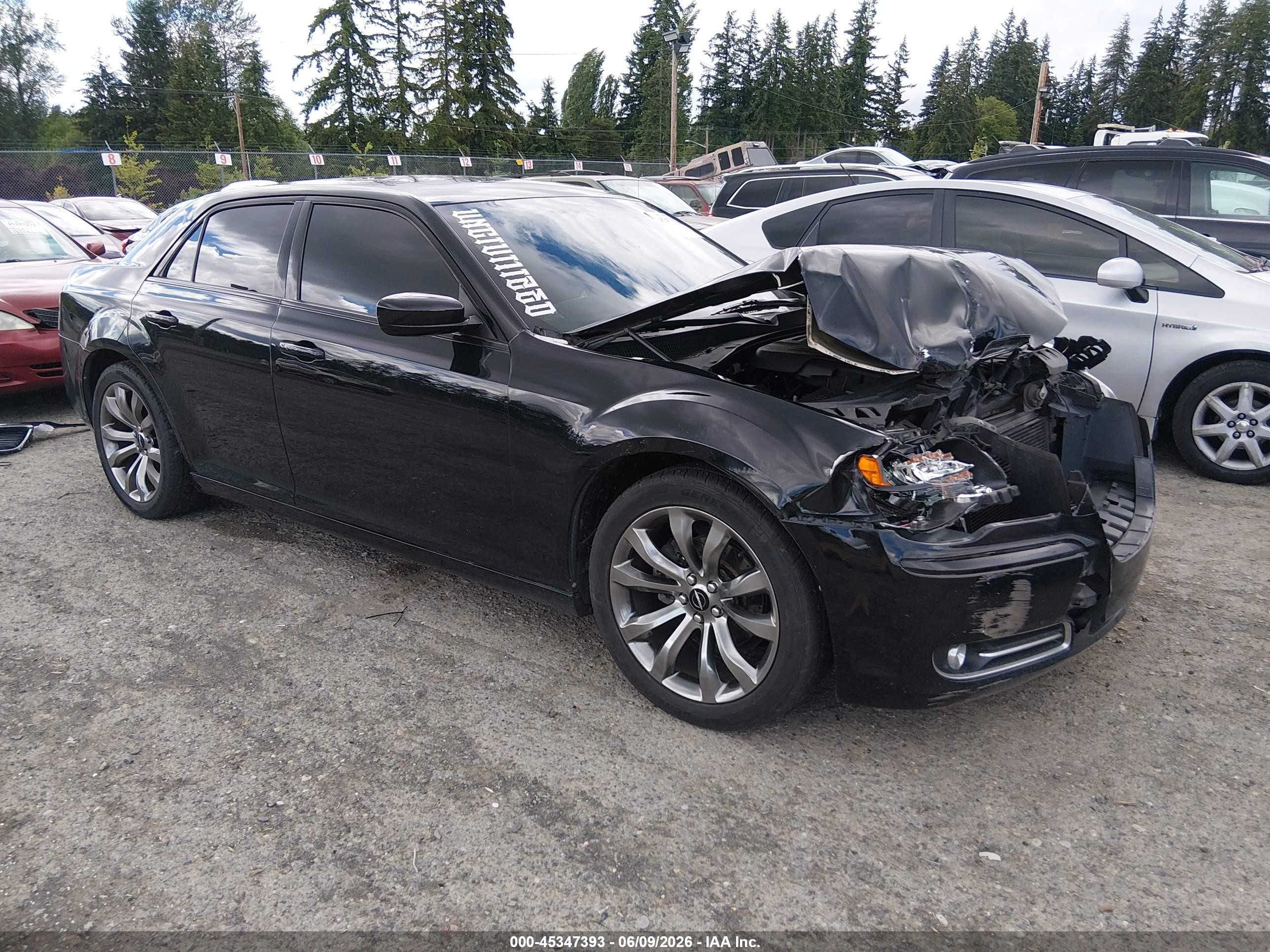 2014 Chrysler 300 S Black vin: 2C3CCABG4EH372663